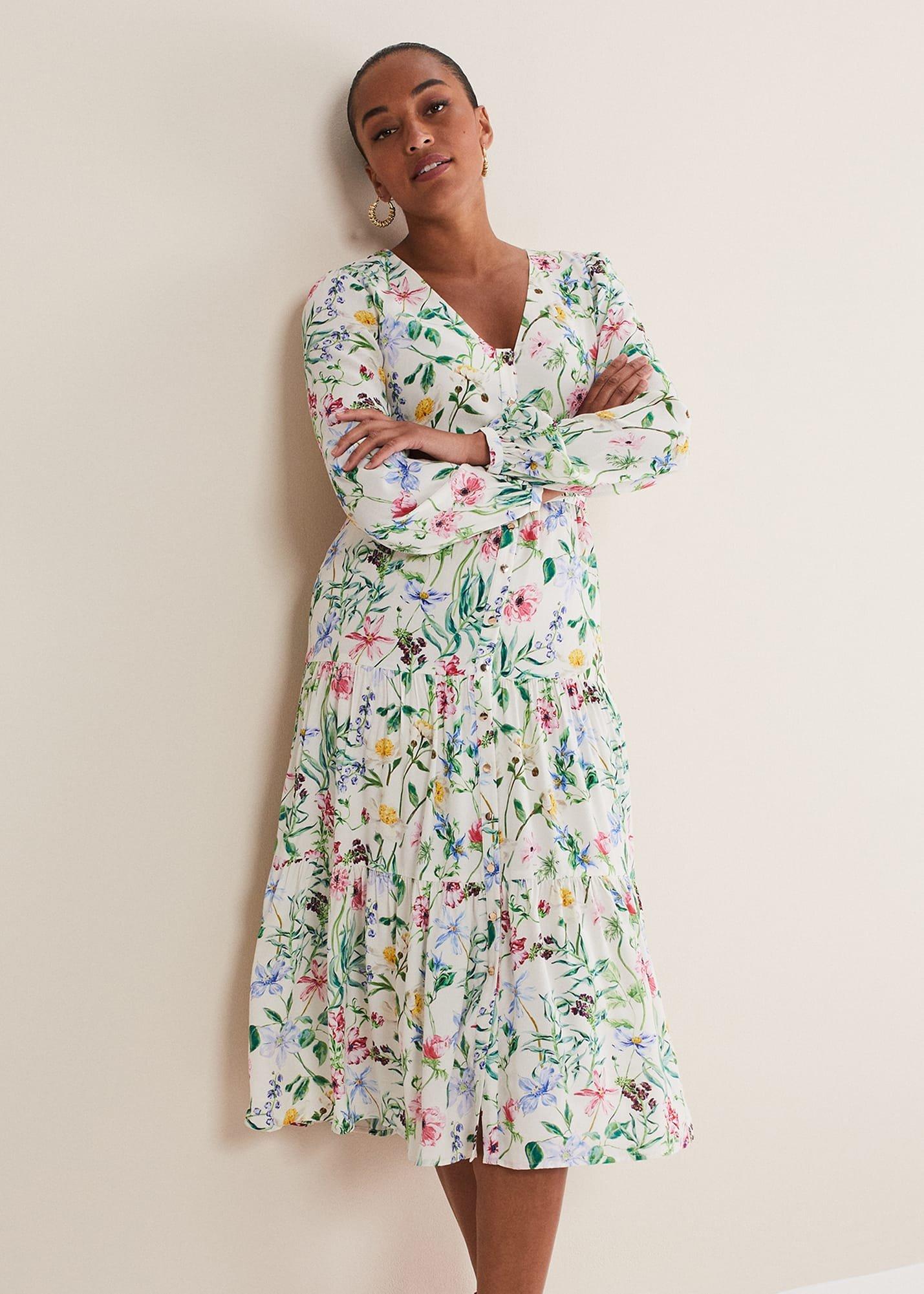 Maya Floral Midaxi Dress