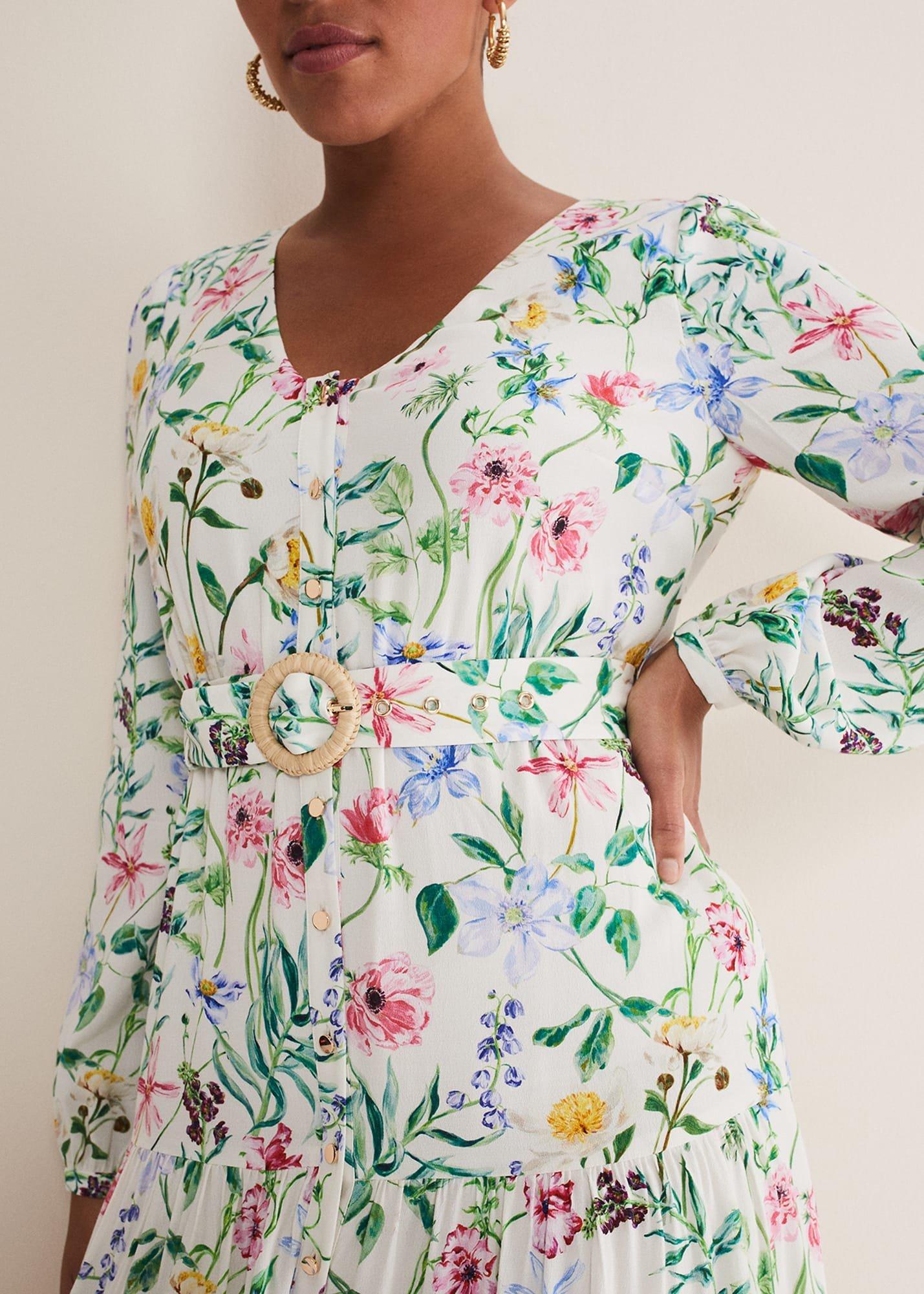Maya Floral Midaxi Dress