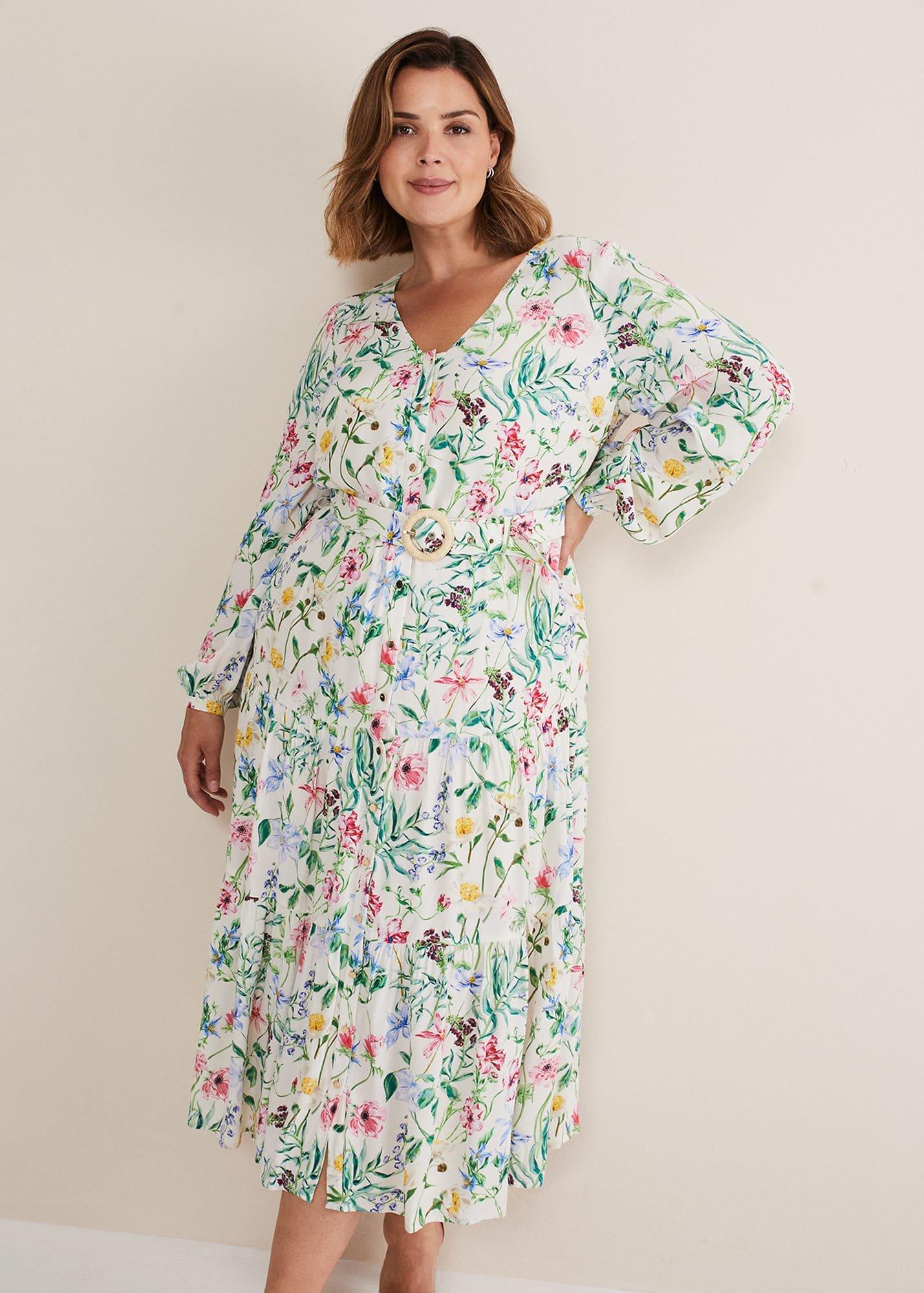 Maya Floral Midaxi Dress