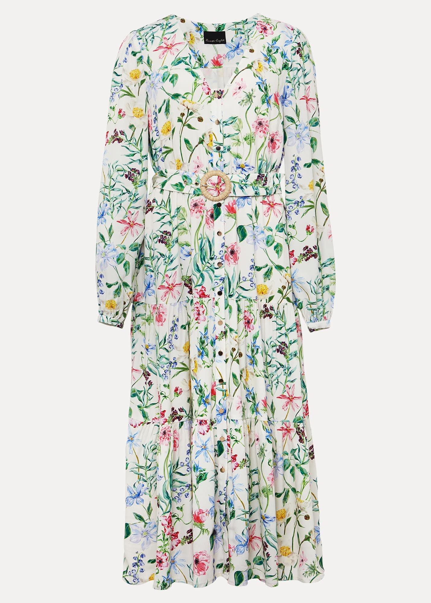 Maya Floral Midaxi Dress