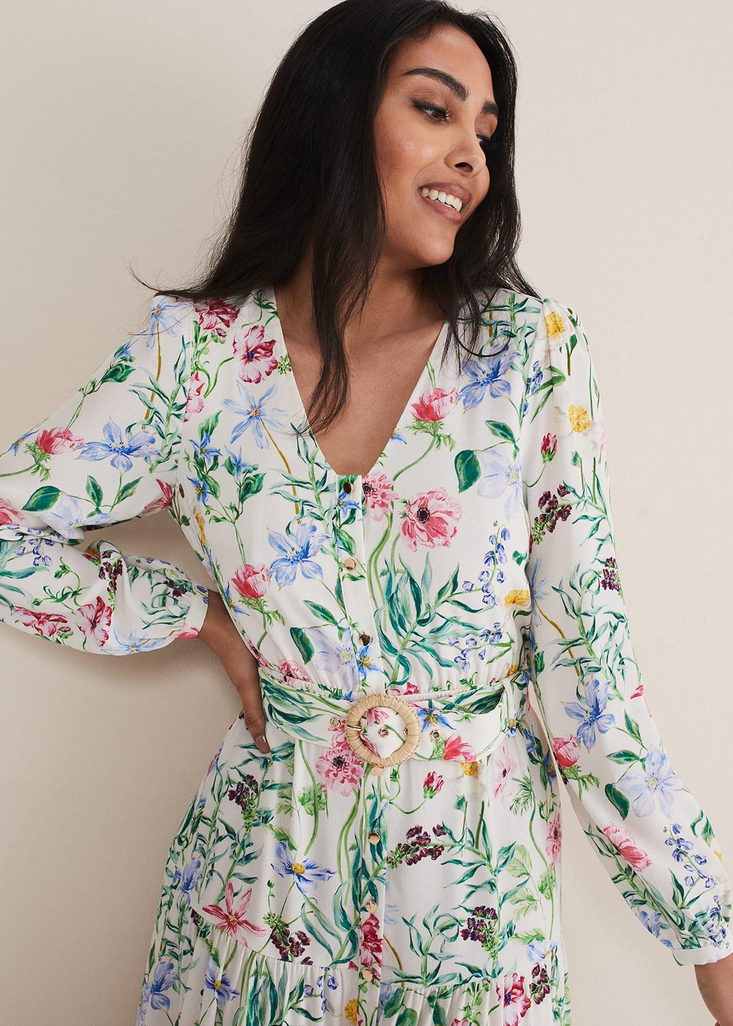 Petite Maya Floral Midaxi Dress