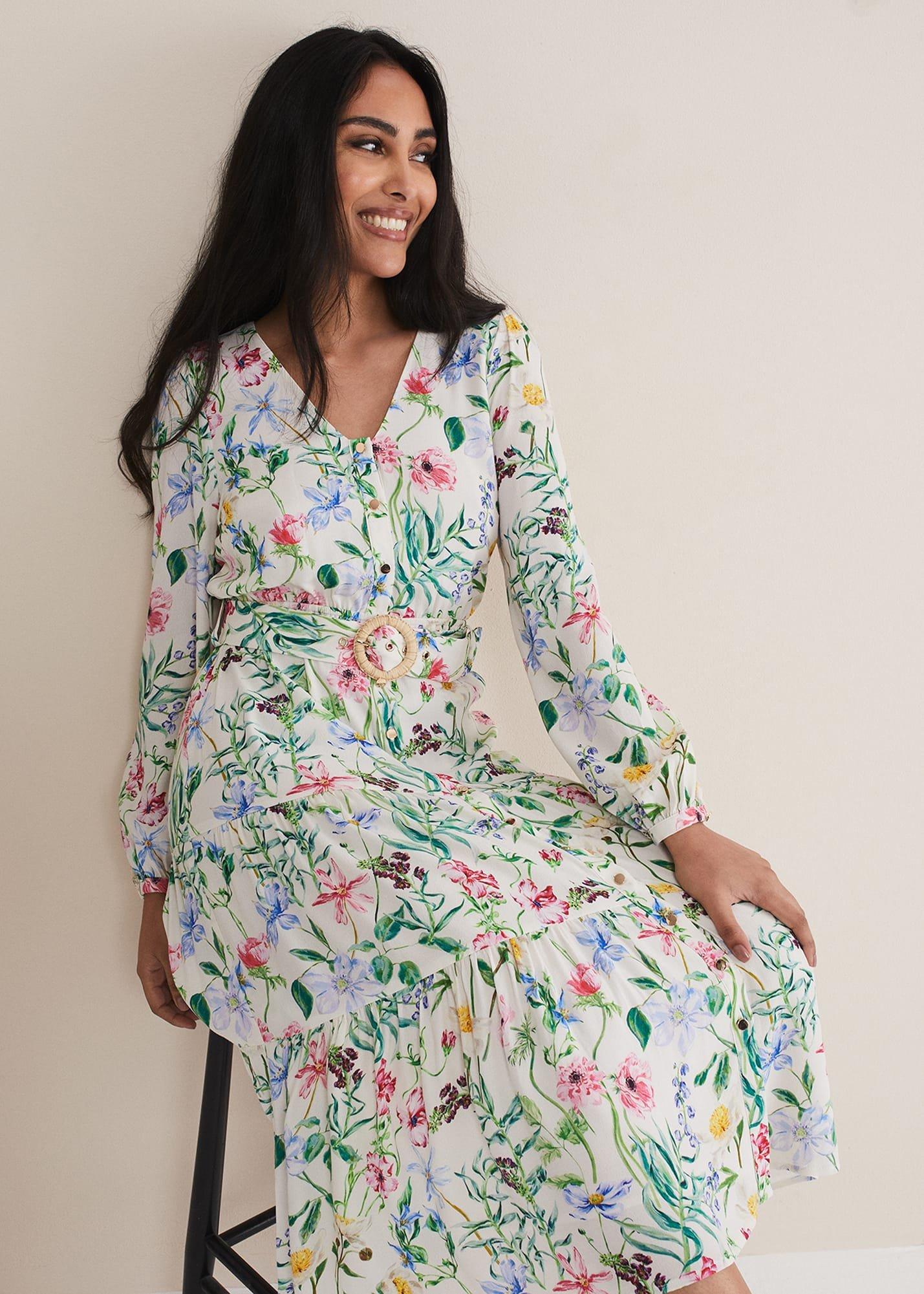 Petite Maya Floral Midaxi Dress