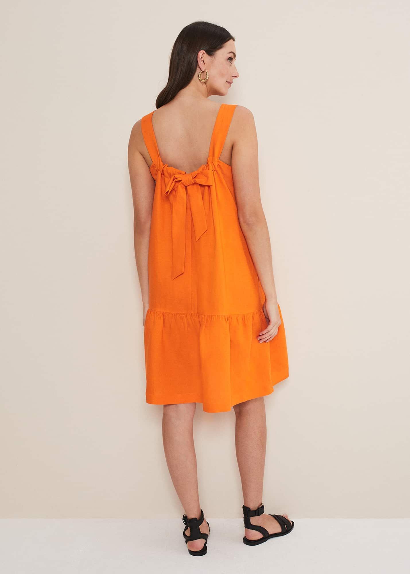 Mandy Linen Swing Dress