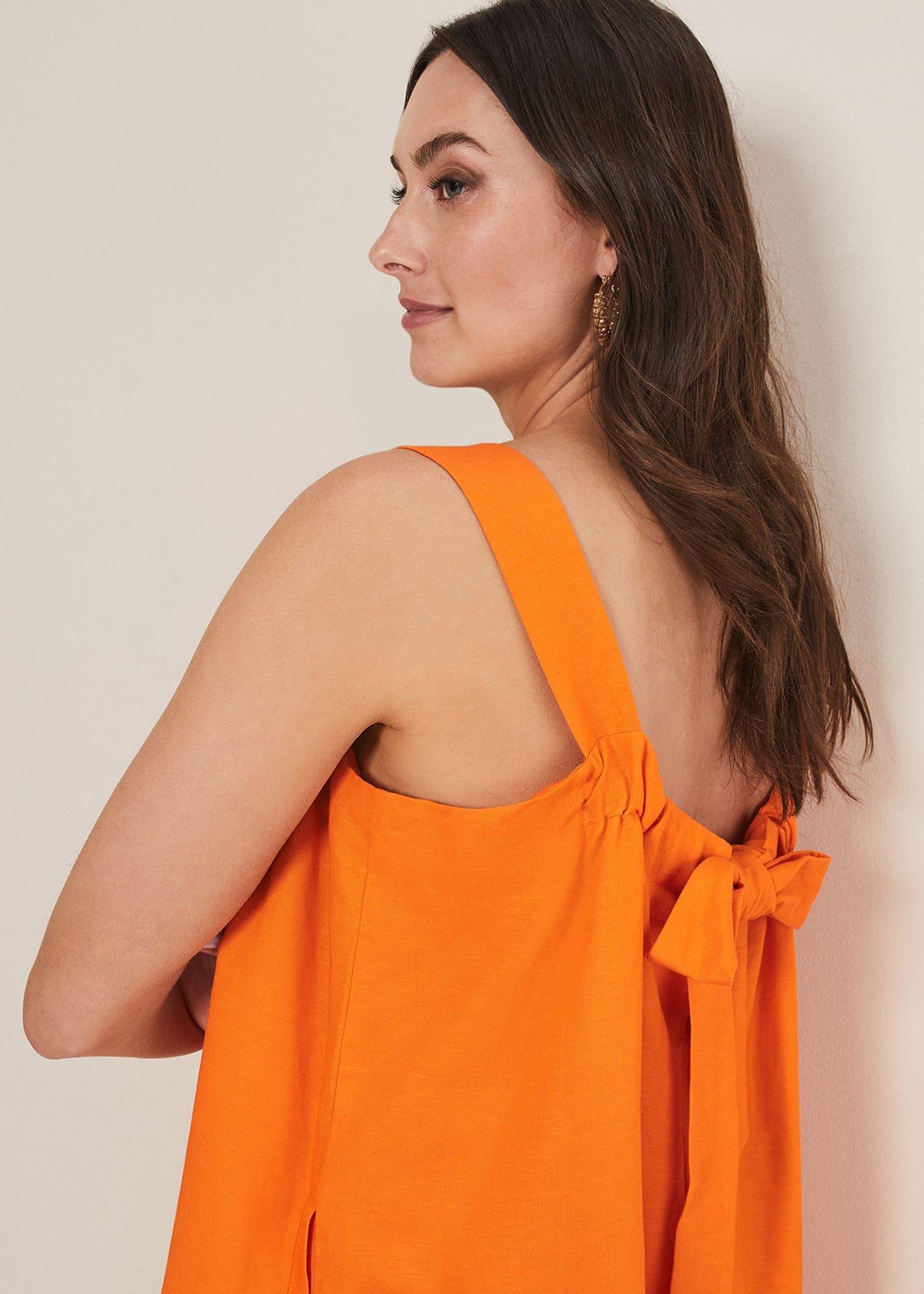 Mandy Linen Swing Dress