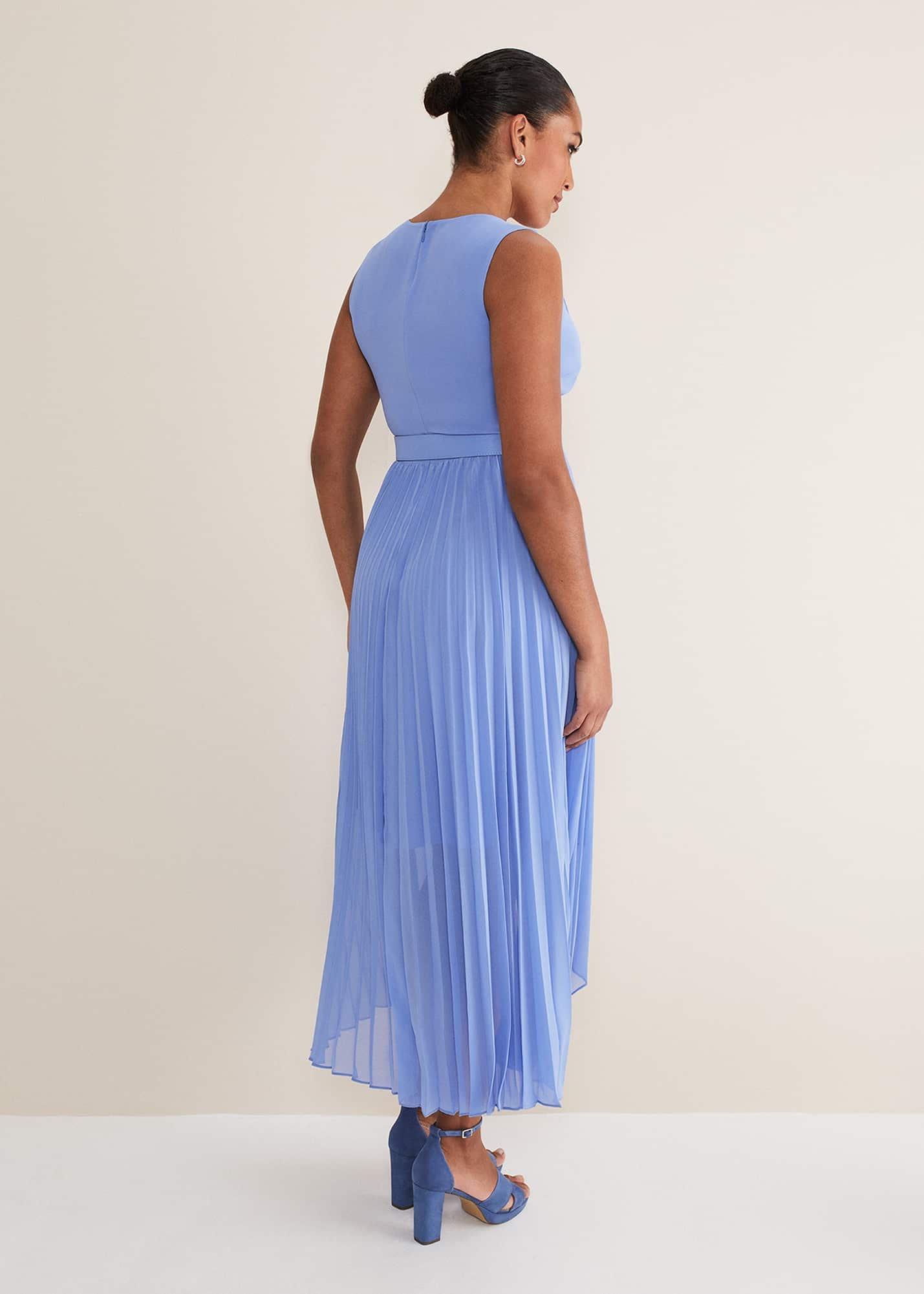 Brianna Pleated Midaxi Dress