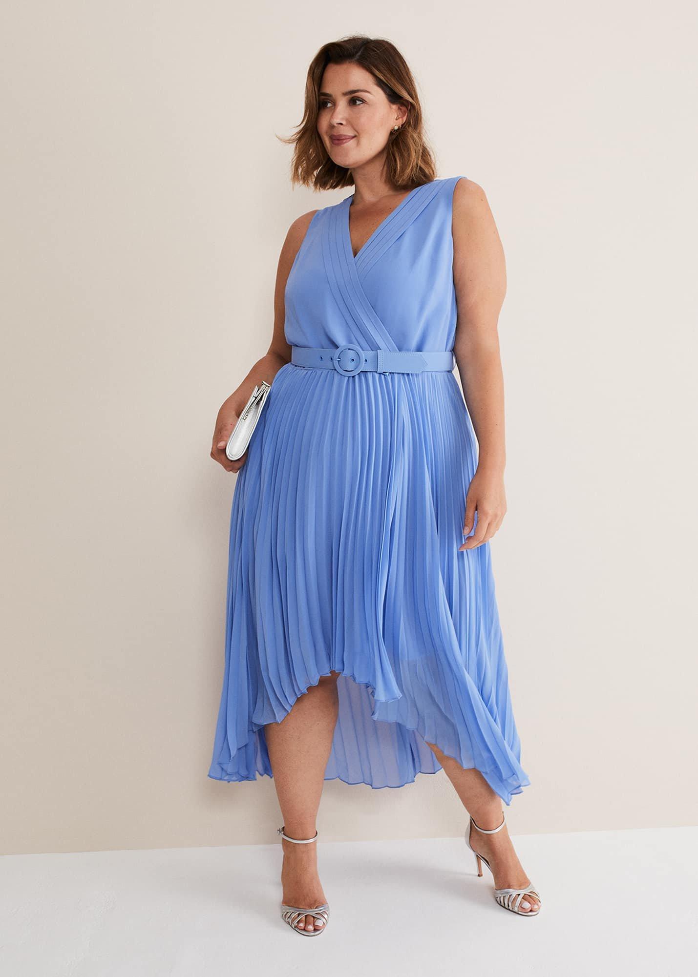 Brianna Pleated Midaxi Dress