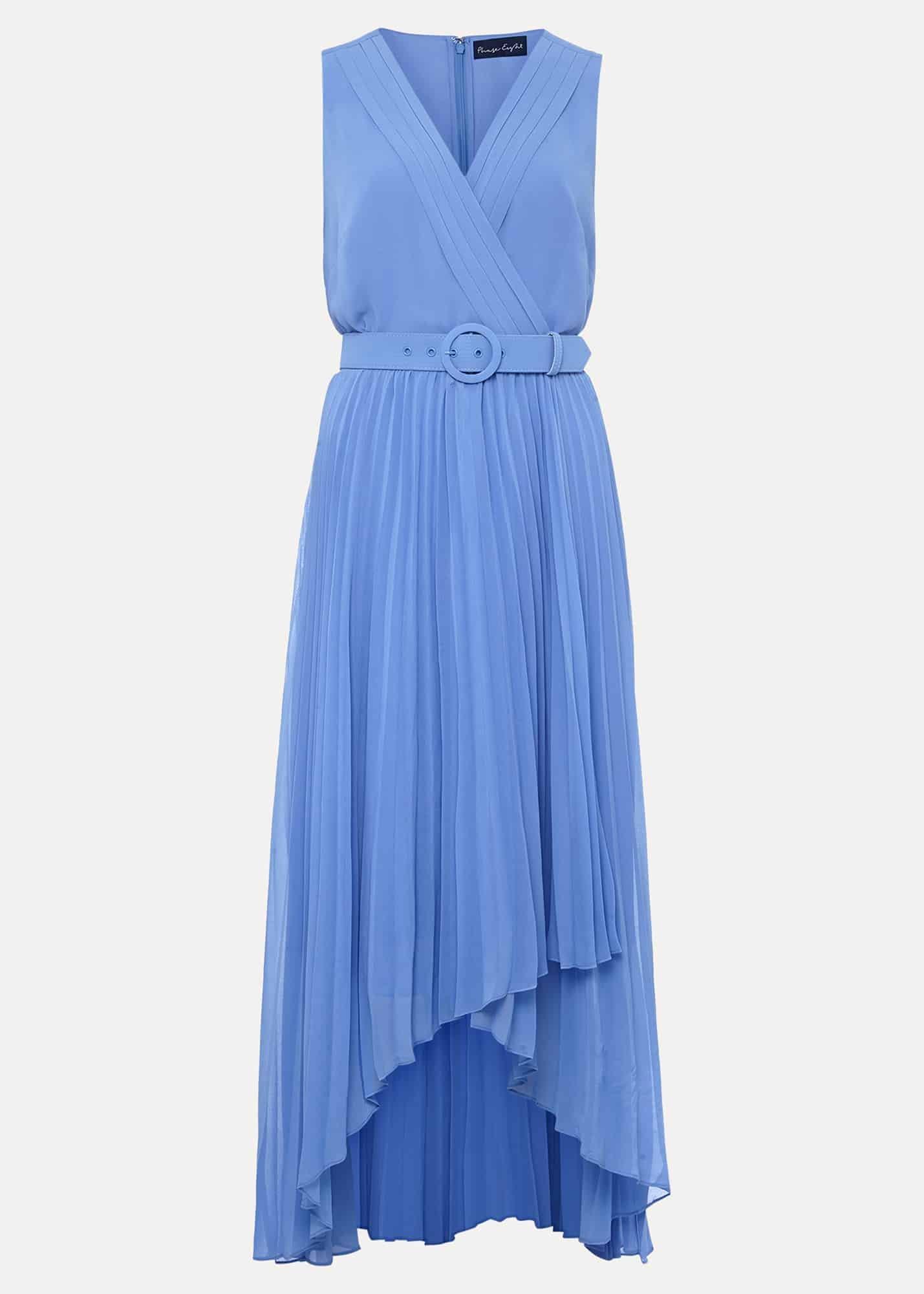 Petite Brianna Pleated Midaxi Dress