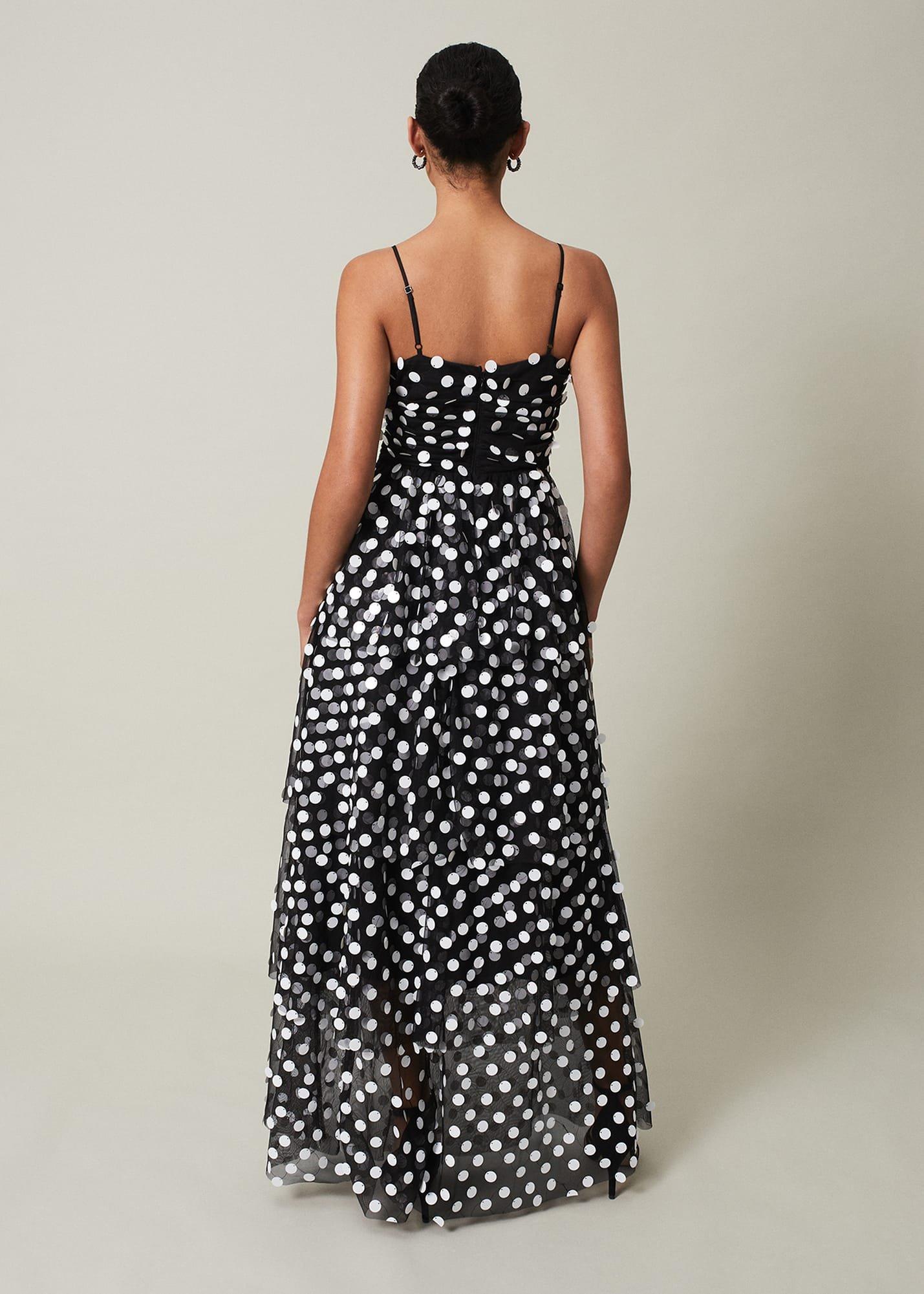 Avianna Sequin Tulle Maxi Dress