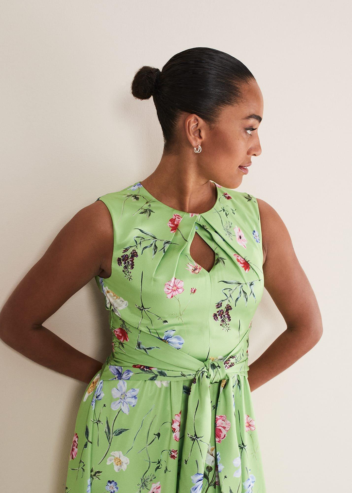 Corrin Floral Midi Dress