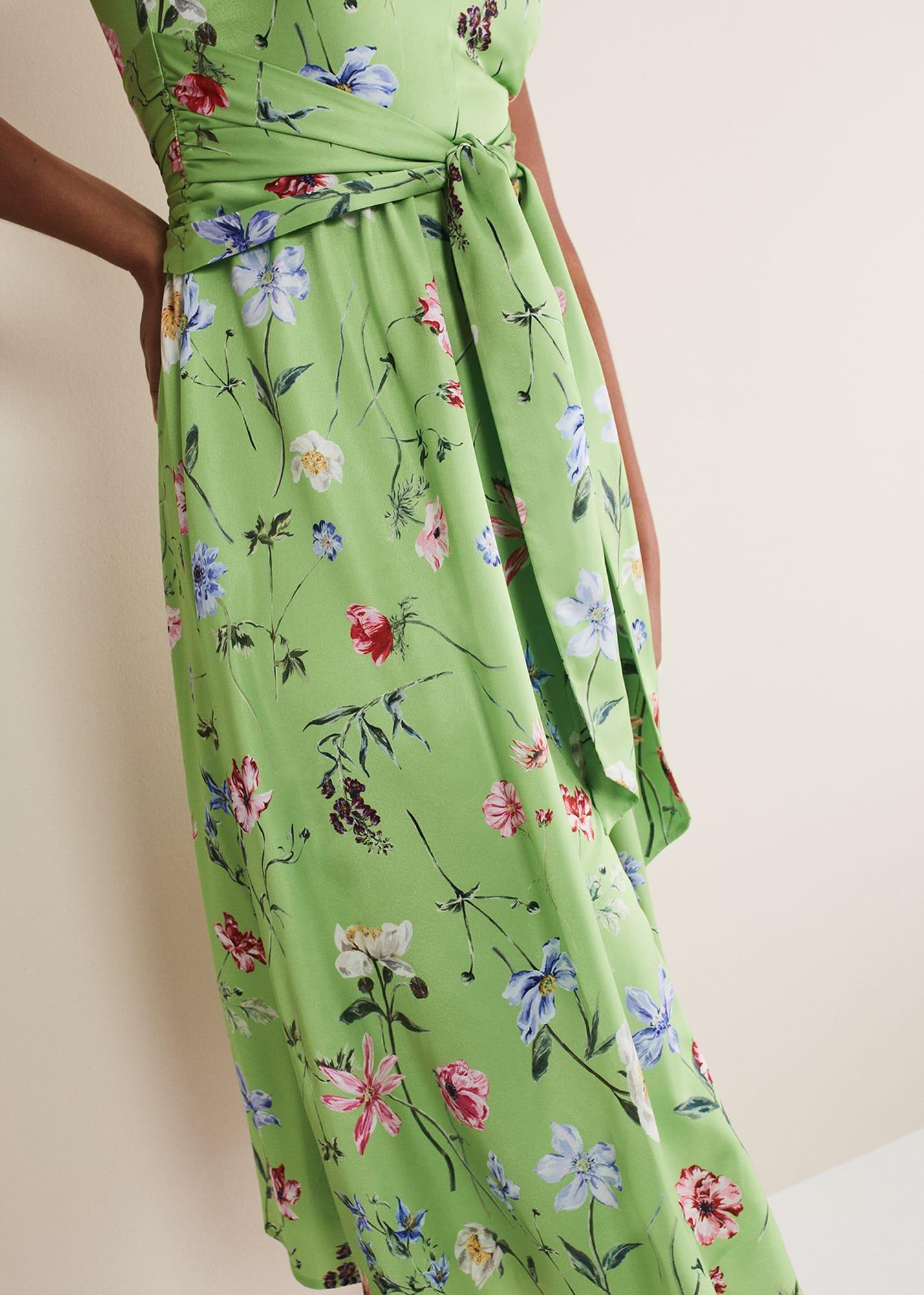 Corrin Floral Midi Dress