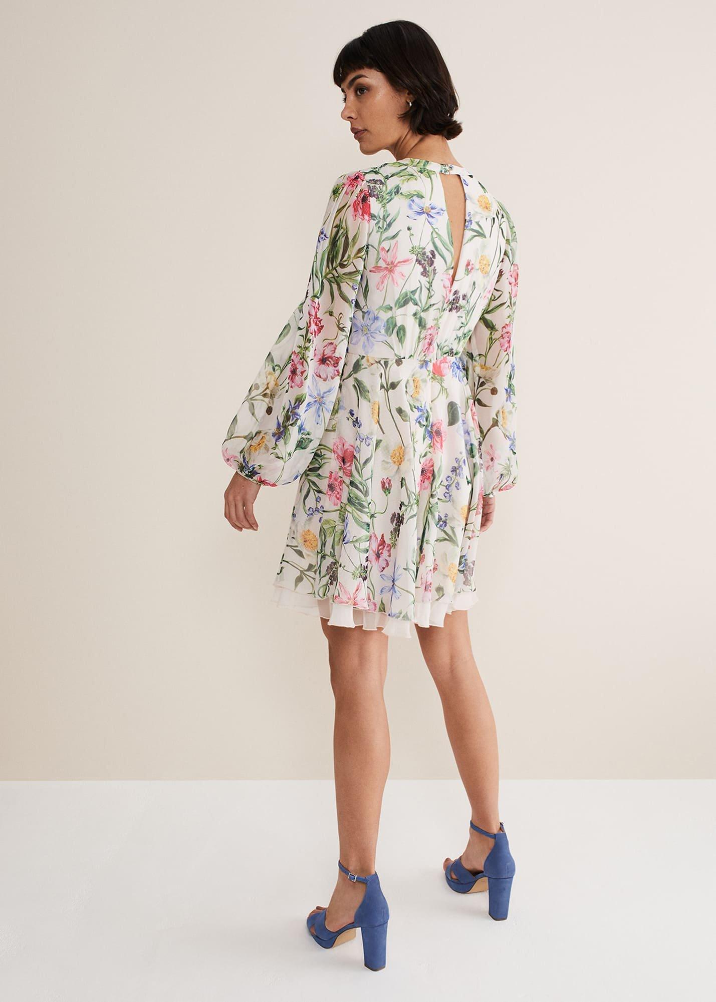 Everleigh Chiffon Floral Mini Dress