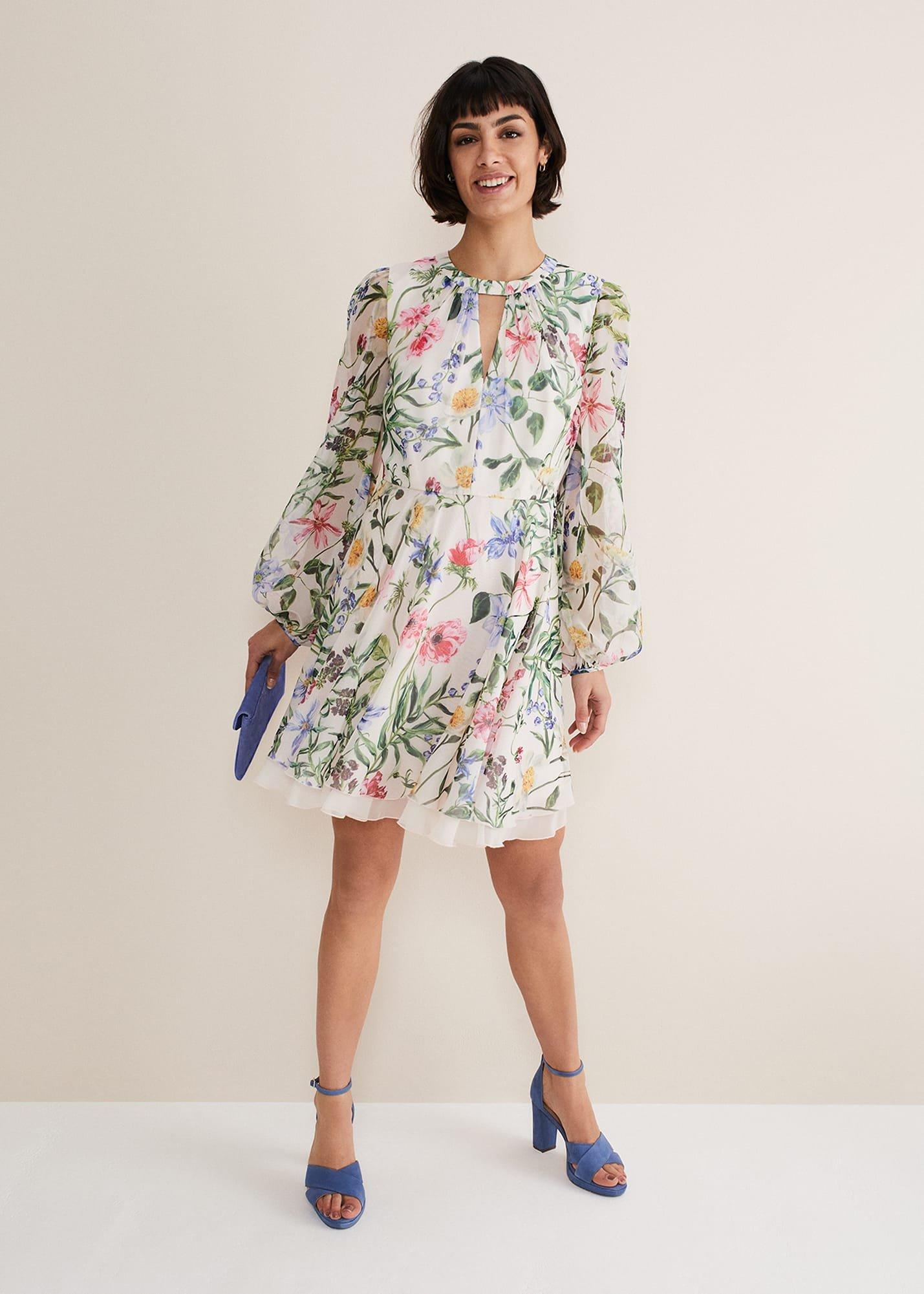 Everleigh Chiffon Floral Mini Dress