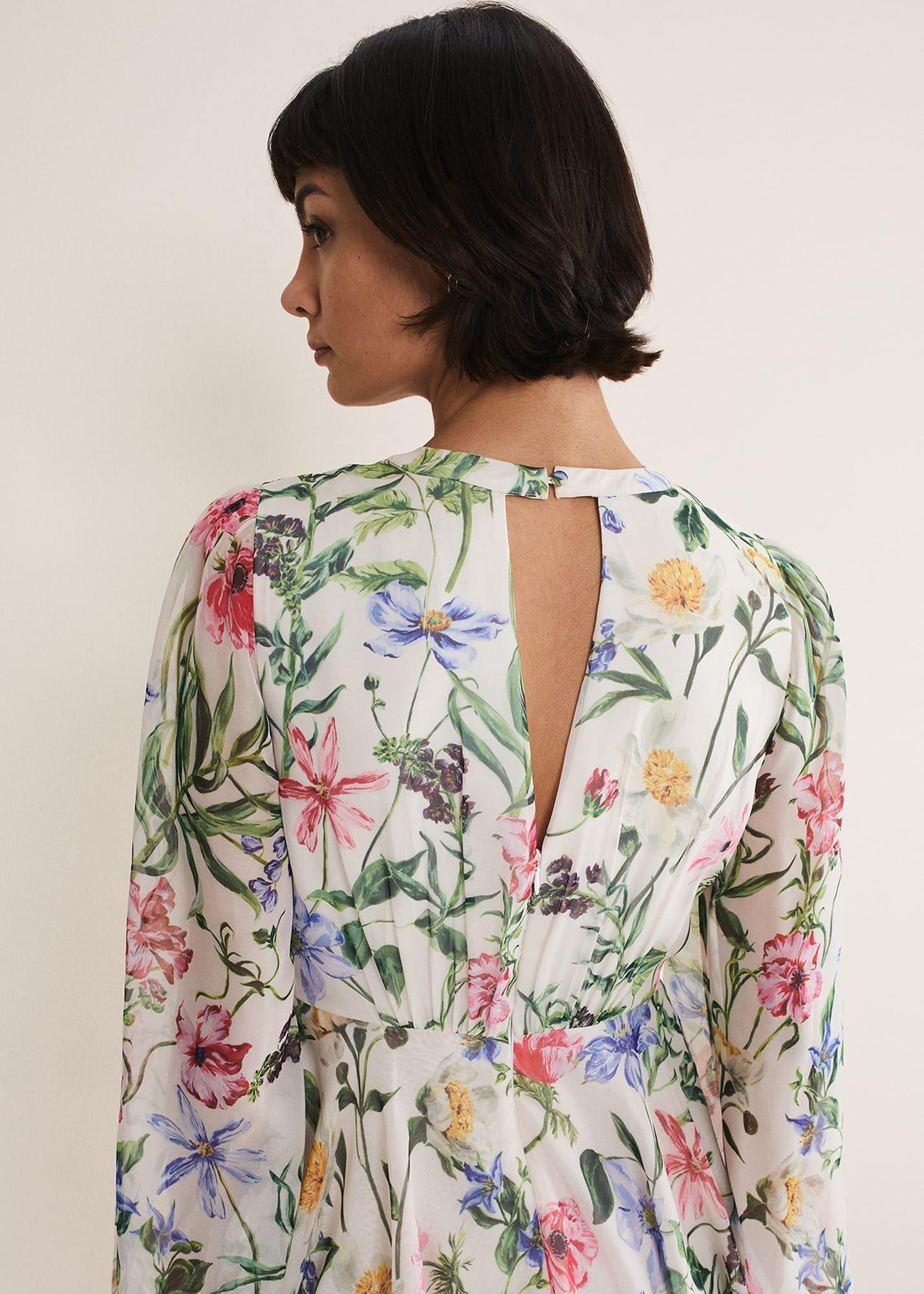 Everleigh Chiffon Floral Mini Dress