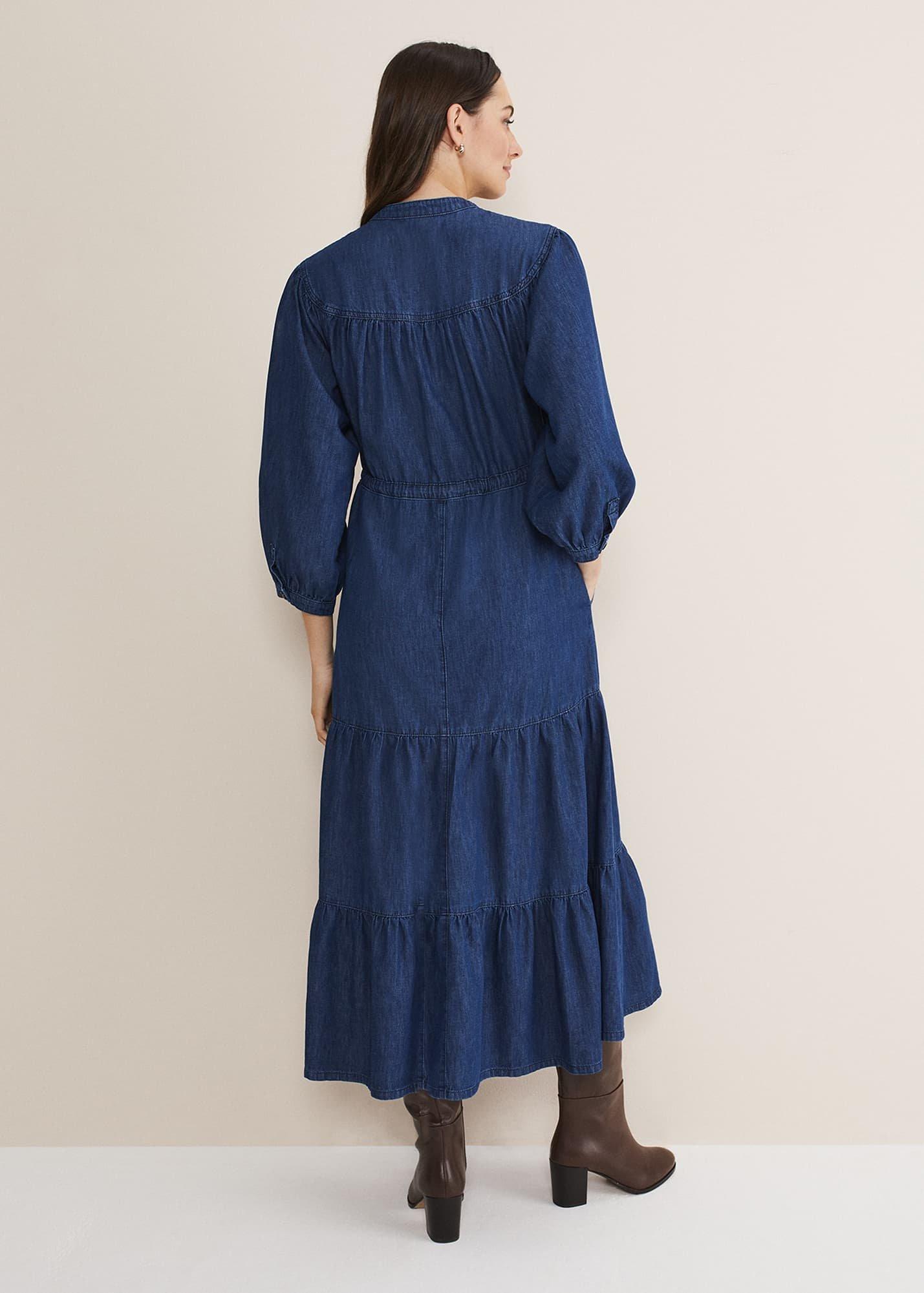 Talulla Tiered Denim Dress