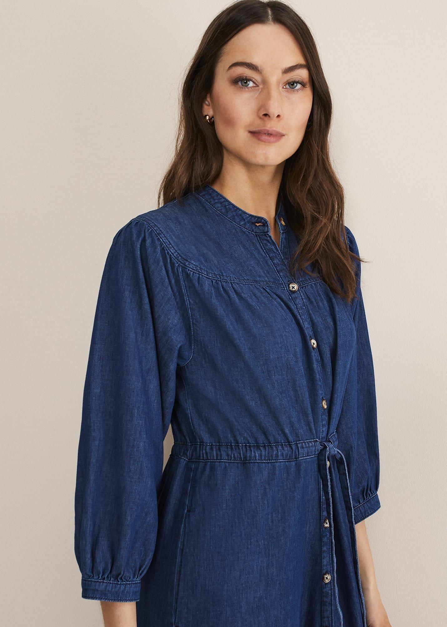Talulla Tiered Denim Dress