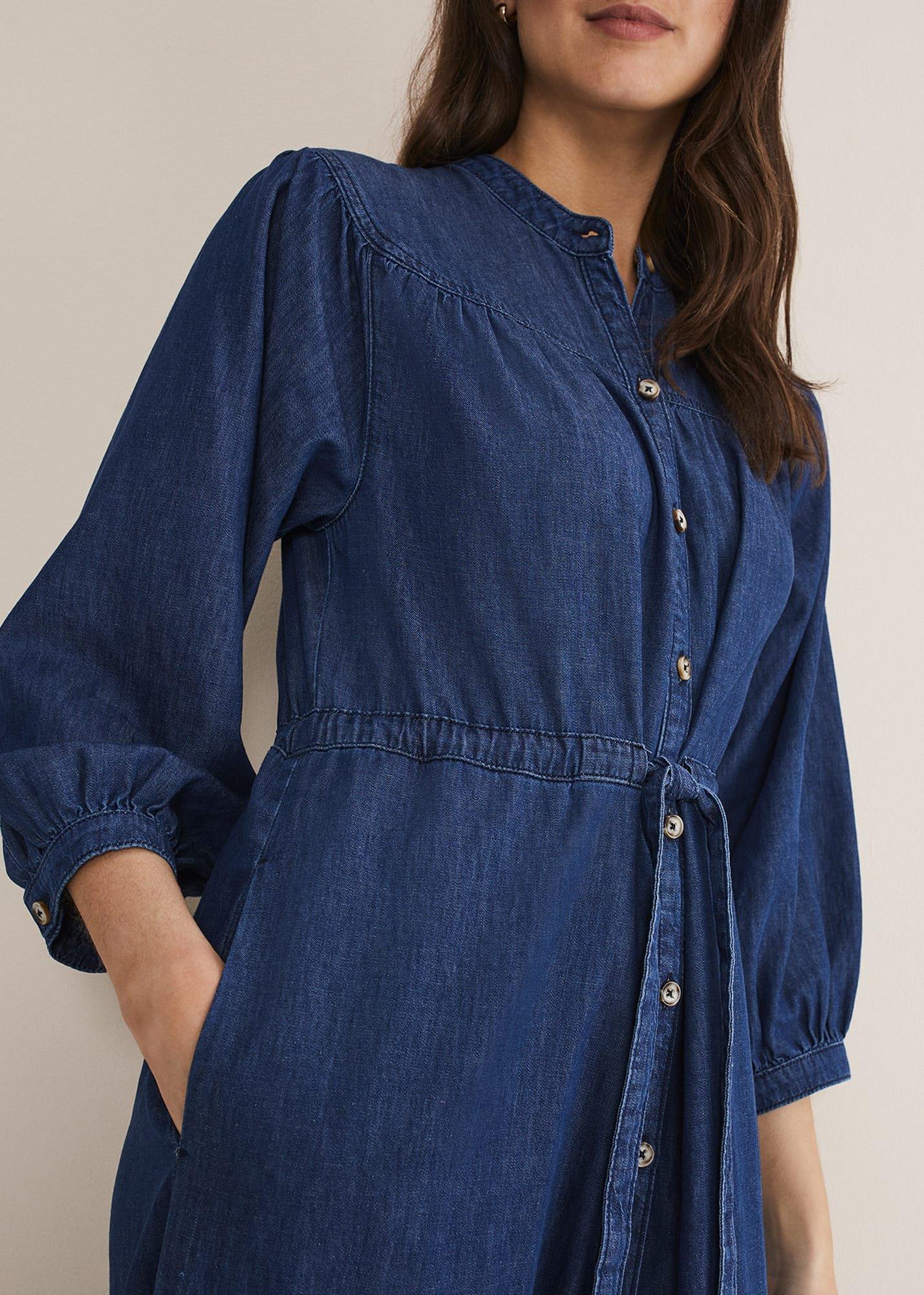 Talulla Tiered Denim Dress