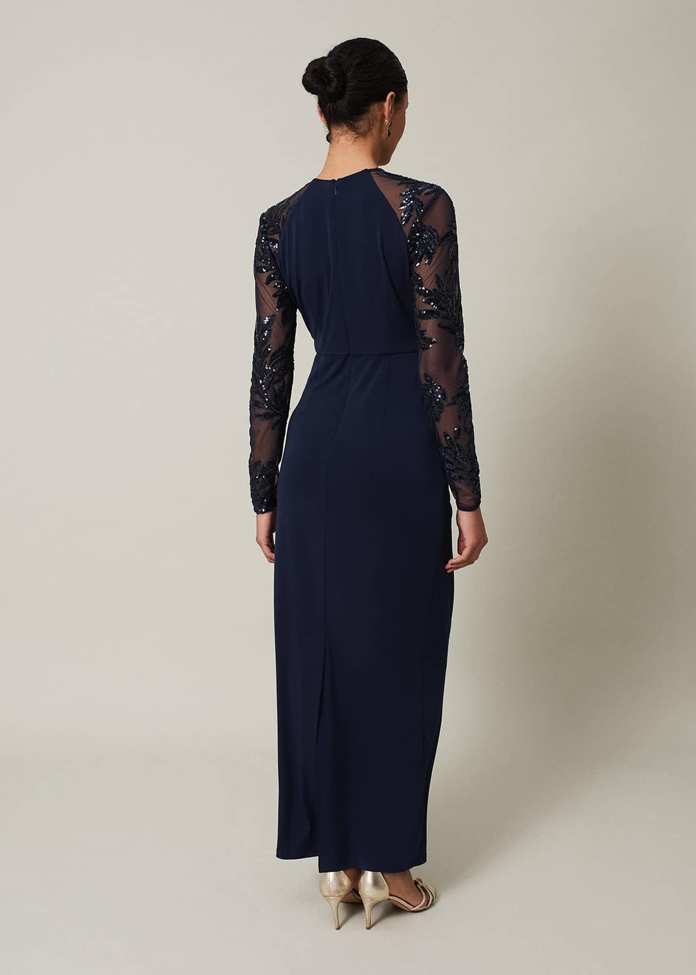 Layton Sequin Jersey Maxi Dress