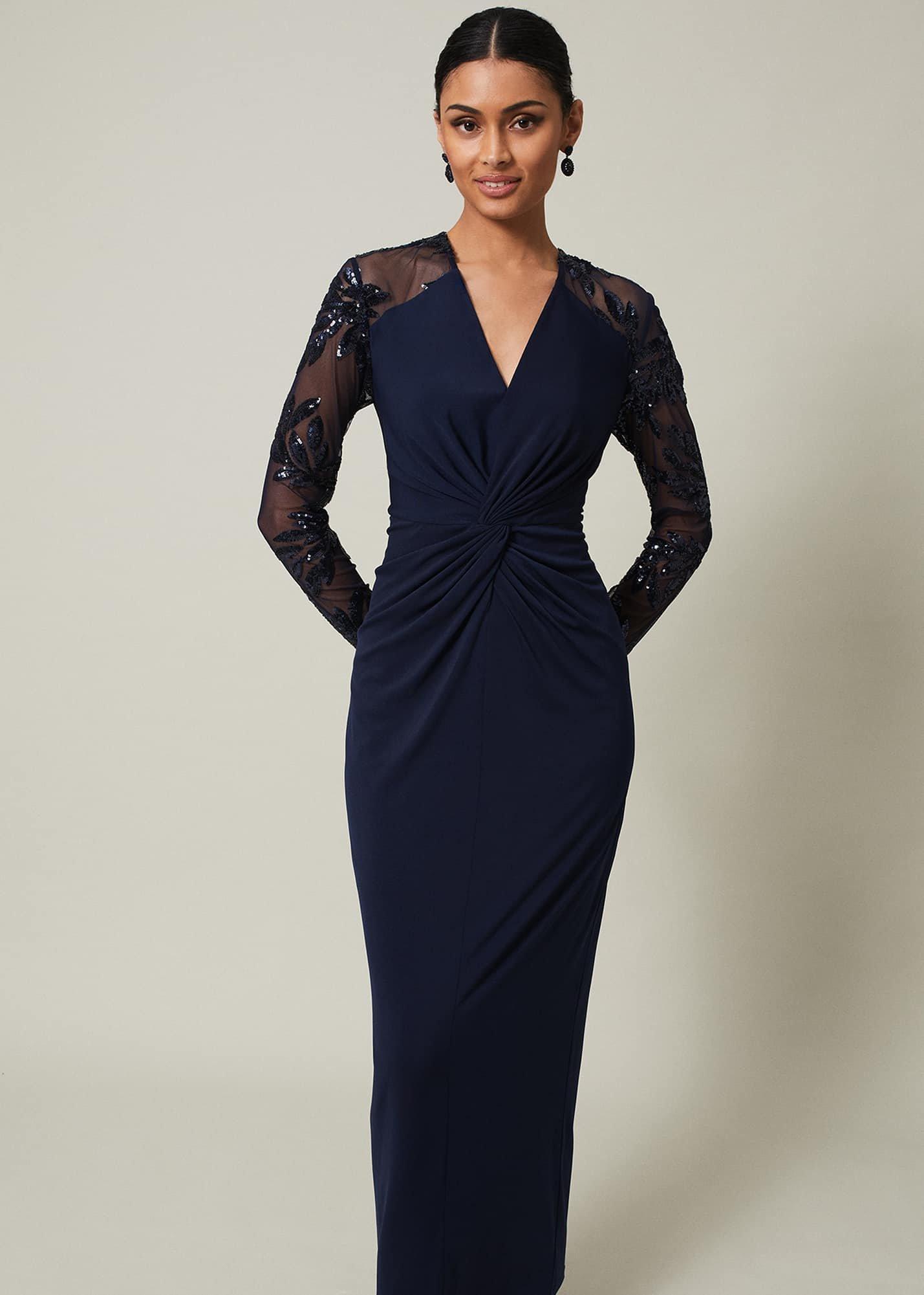 Layton Sequin Jersey Maxi Dress