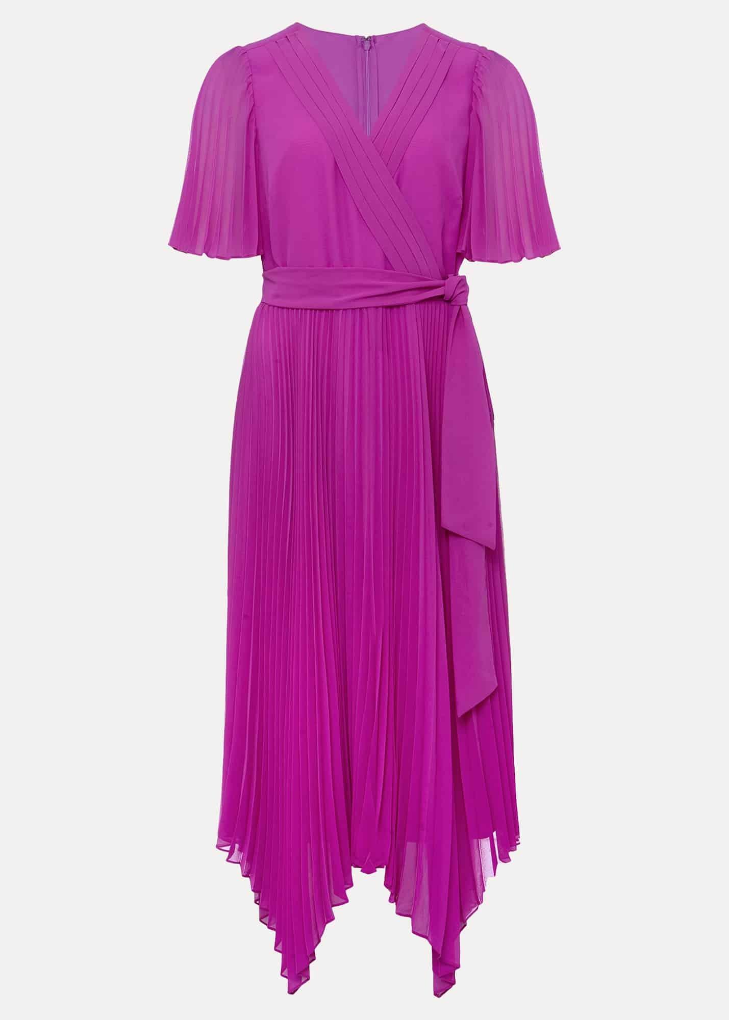 Kendall Pleated Midi Dress