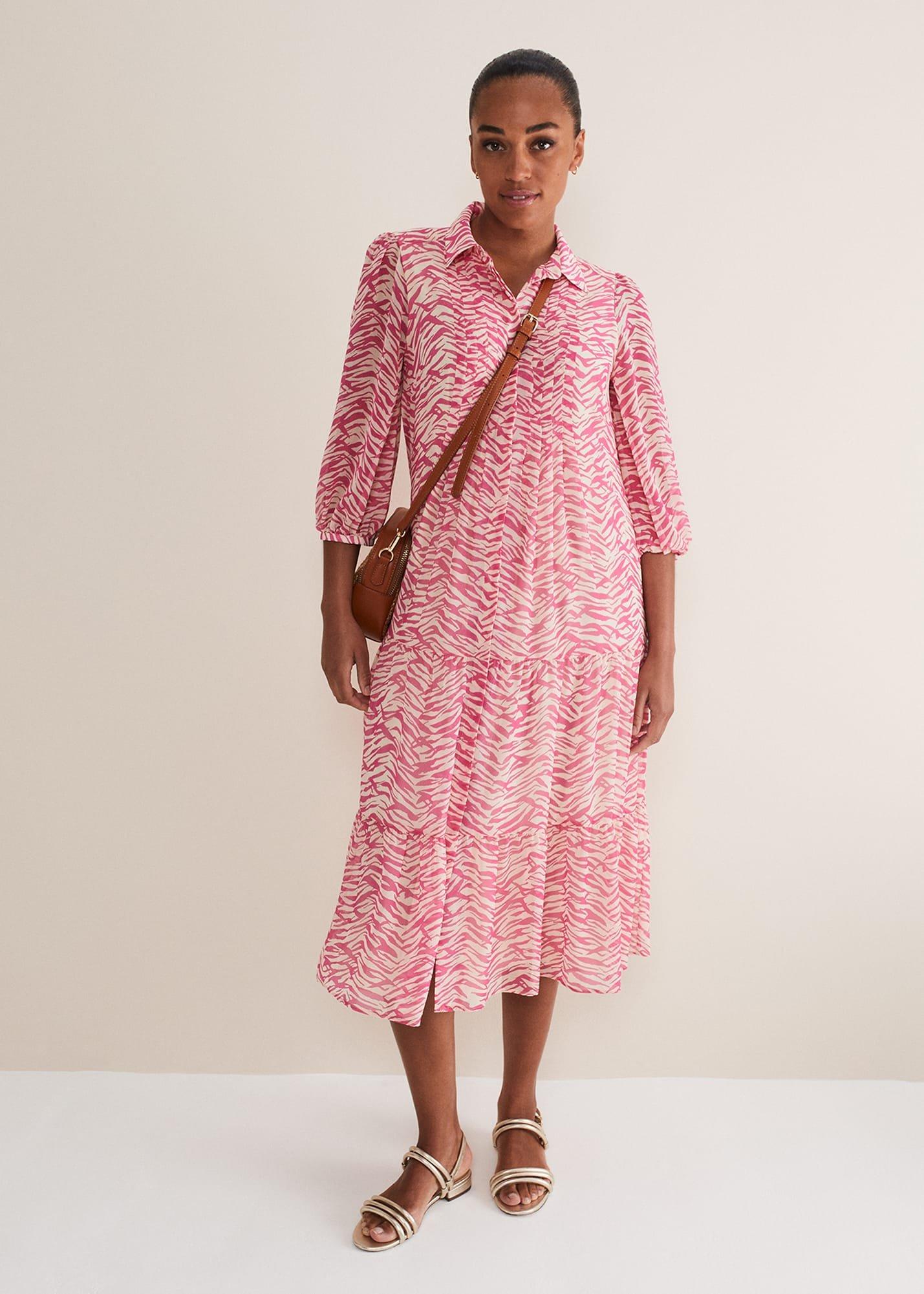 Amarah Chiffon Printed Midi Dress