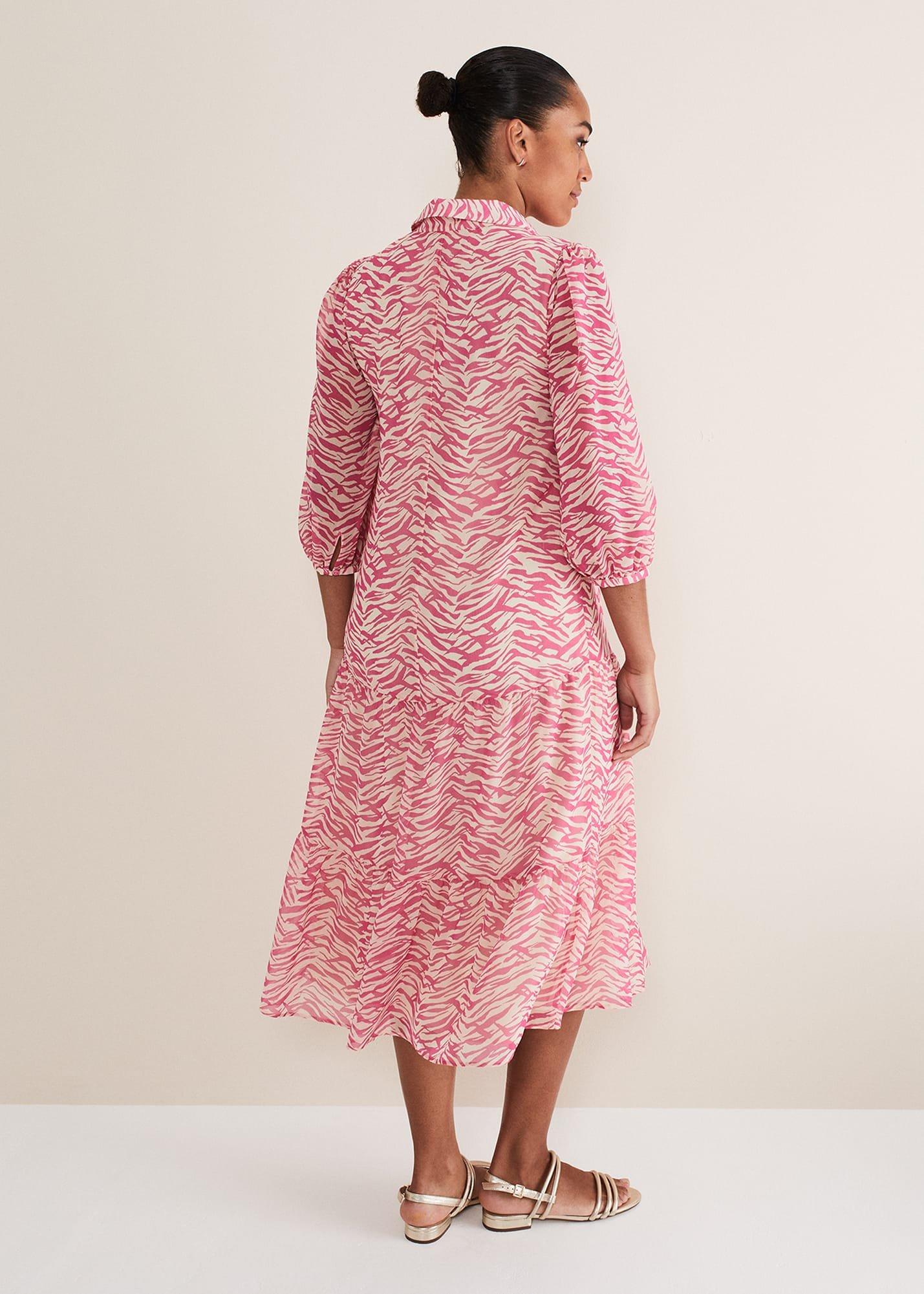 Amarah Chiffon Printed Midi Dress