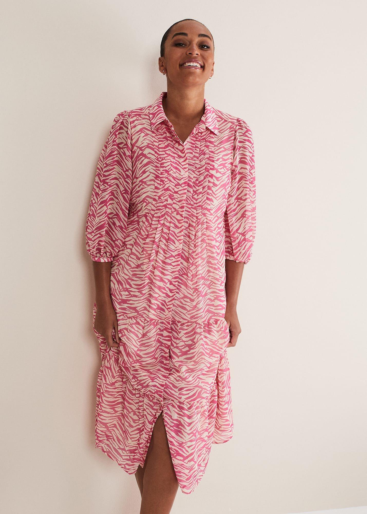 Amarah Chiffon Printed Midi Dress
