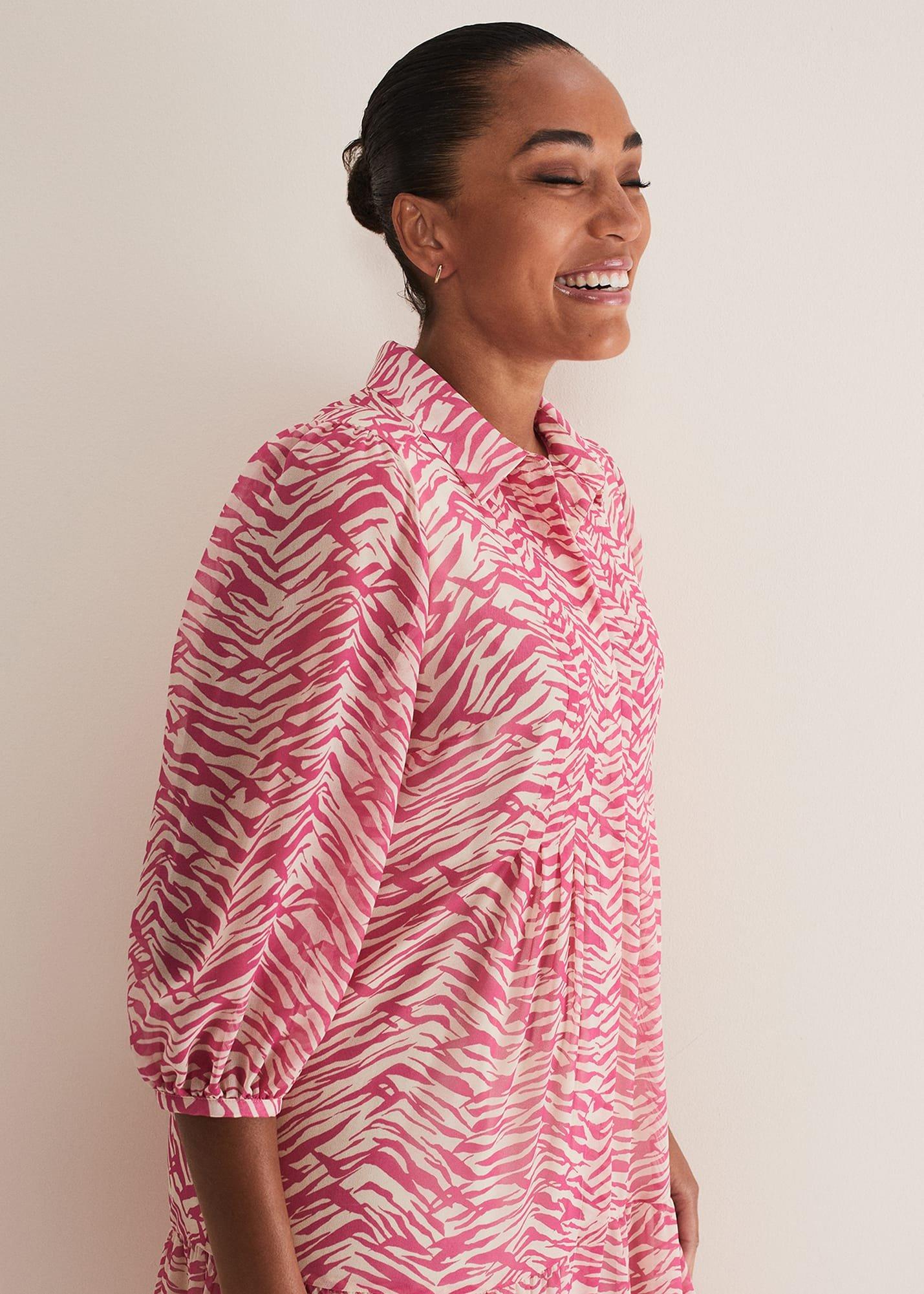 Amarah Chiffon Printed Midi Dress