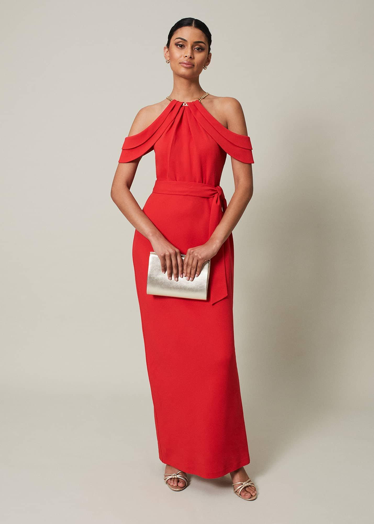 Elaine Chain Detail Maxi Dress