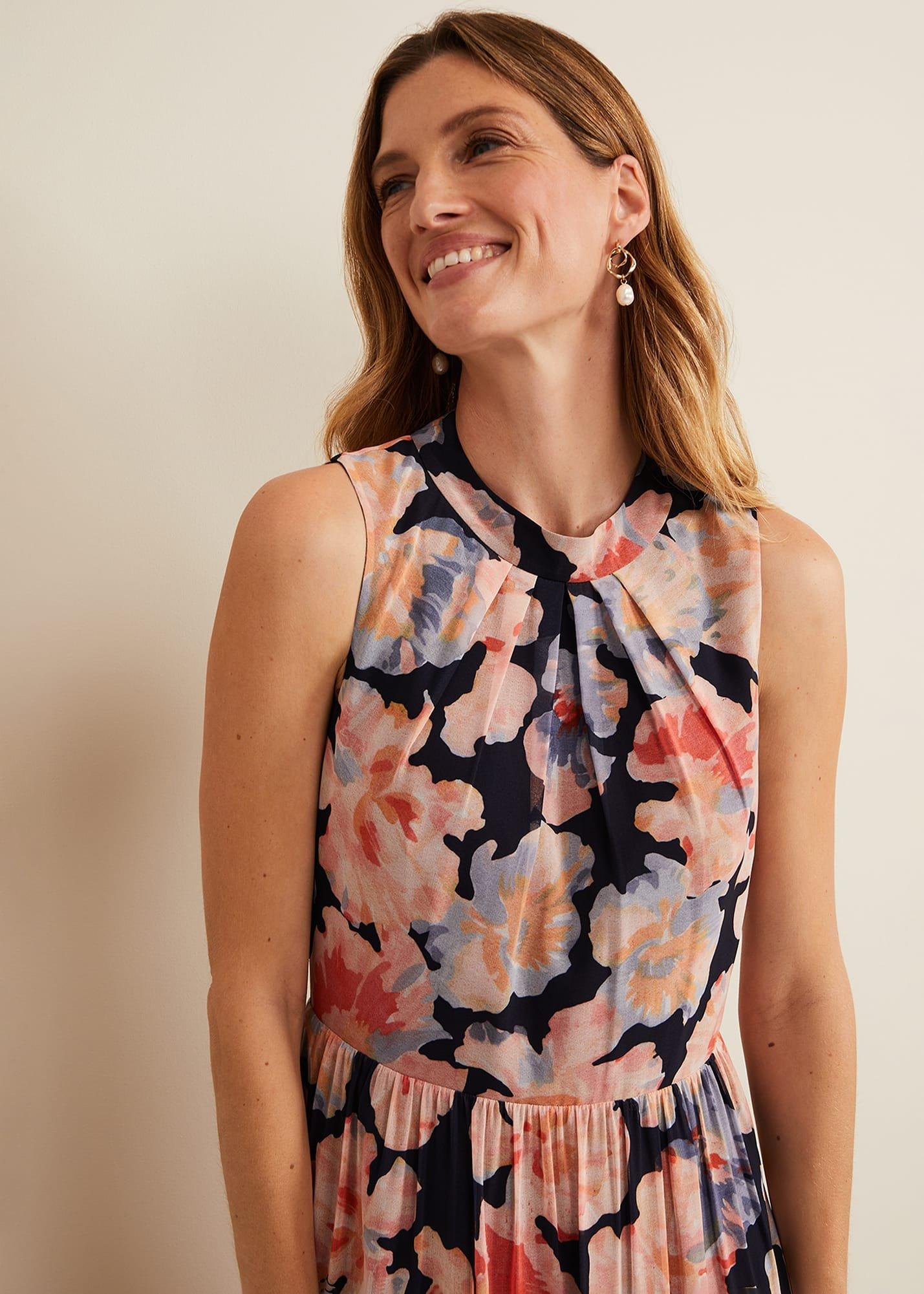 Vora Printed Tiered Maxi Dress
