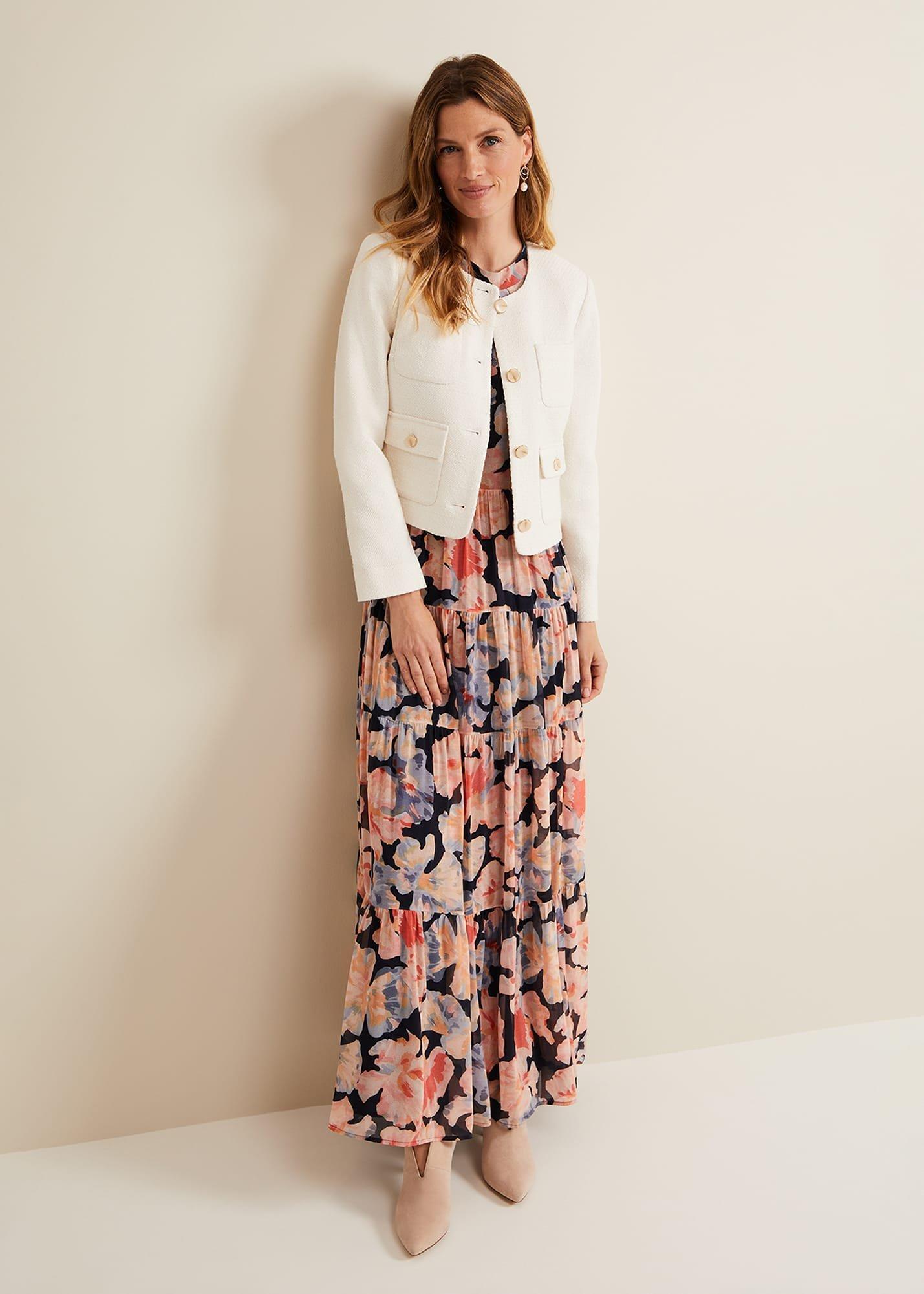 Vora Printed Tiered Maxi Dress