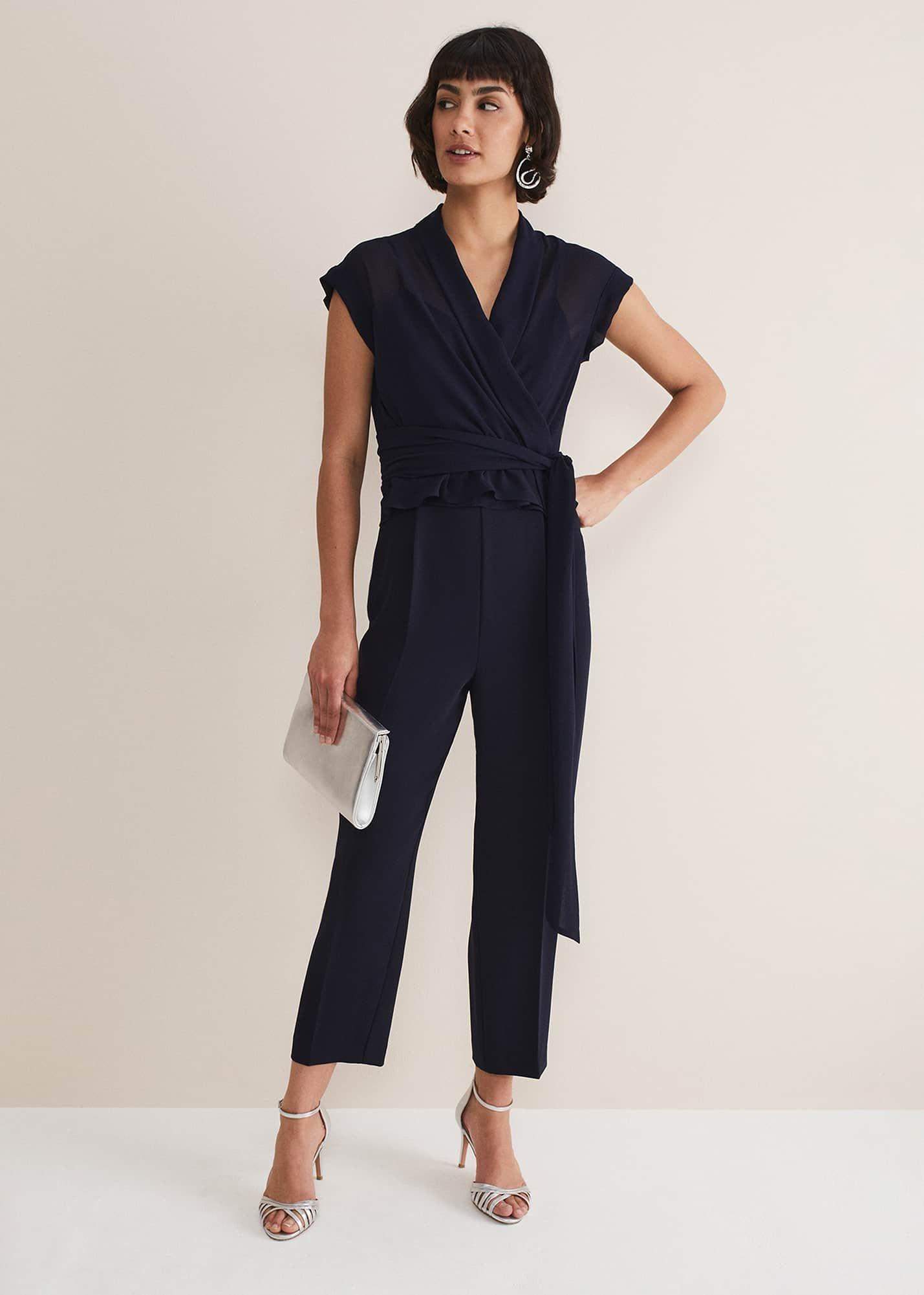 Leonora Chiffon Overlay Jumpsuit