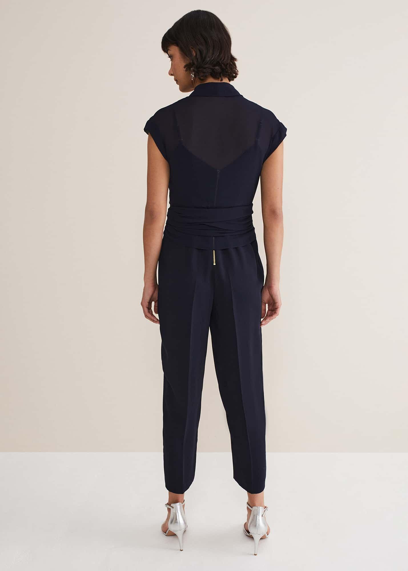 Leonora Chiffon Overlay Jumpsuit