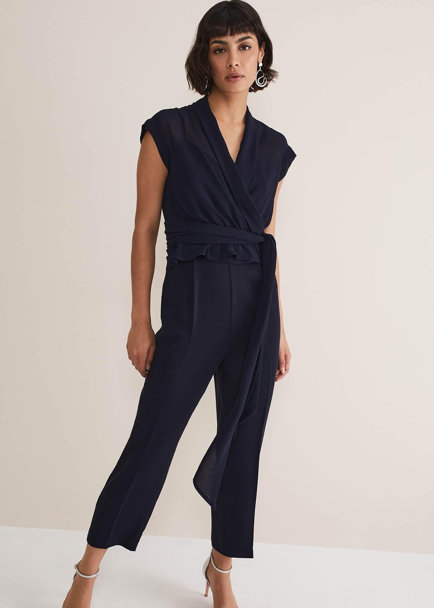 Leonora Chiffon Overlay Jumpsuit