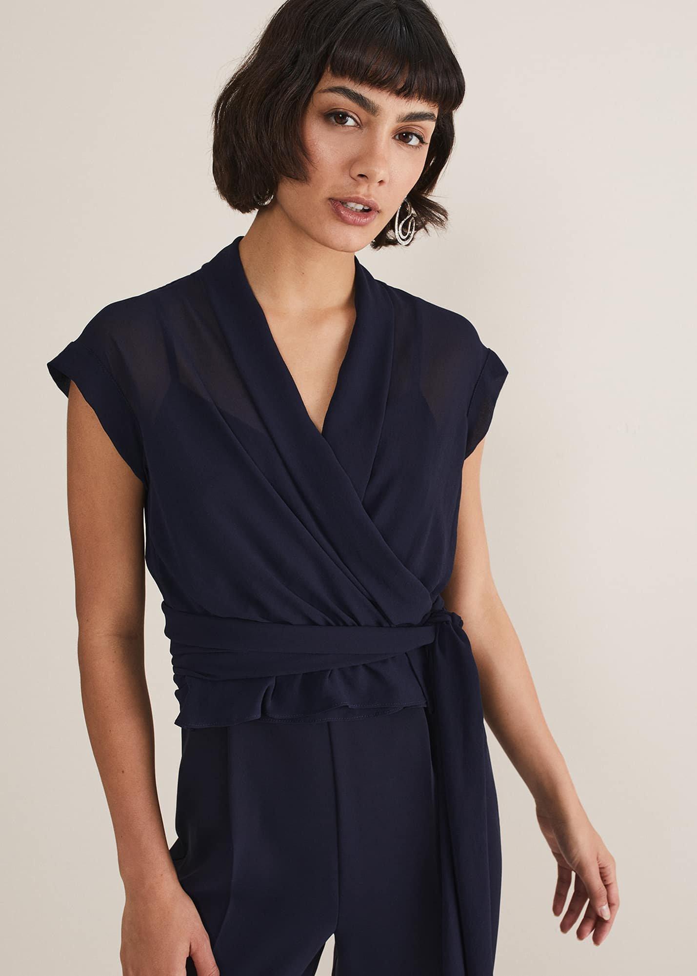 Leonora Chiffon Overlay Jumpsuit