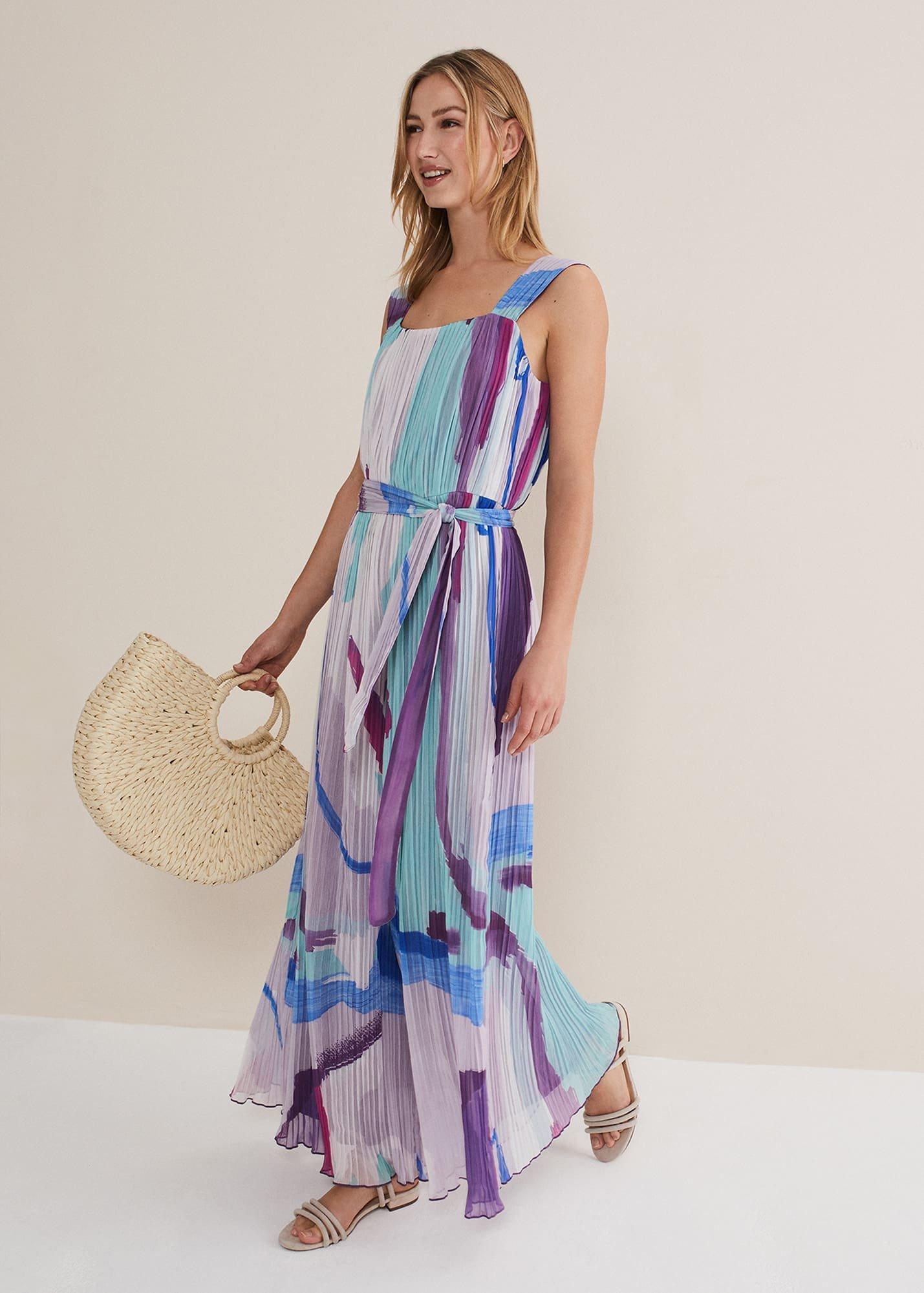 Rhona Abstract Wide Leg Jumpsuit
