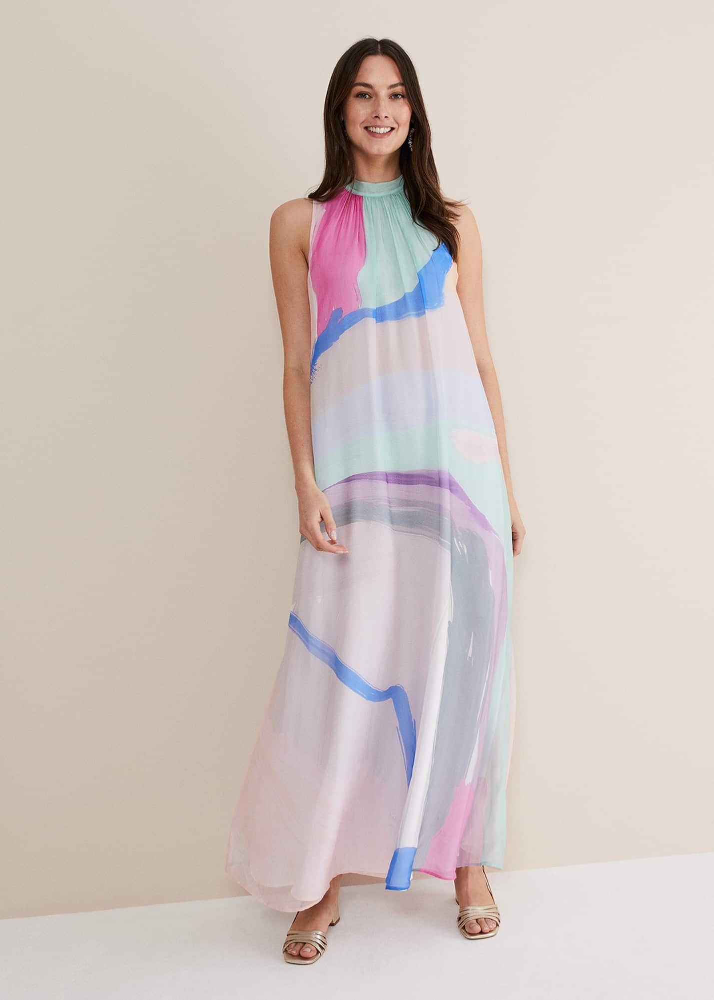 Ronnie Abstract Maxi Dress