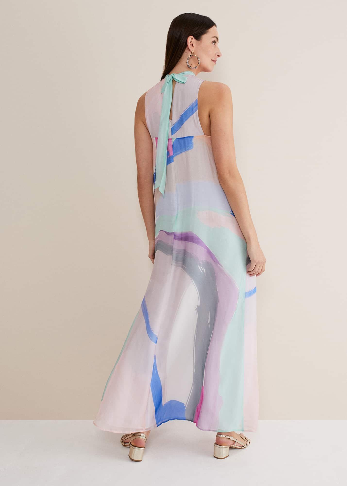 Ronnie Abstract Maxi Dress