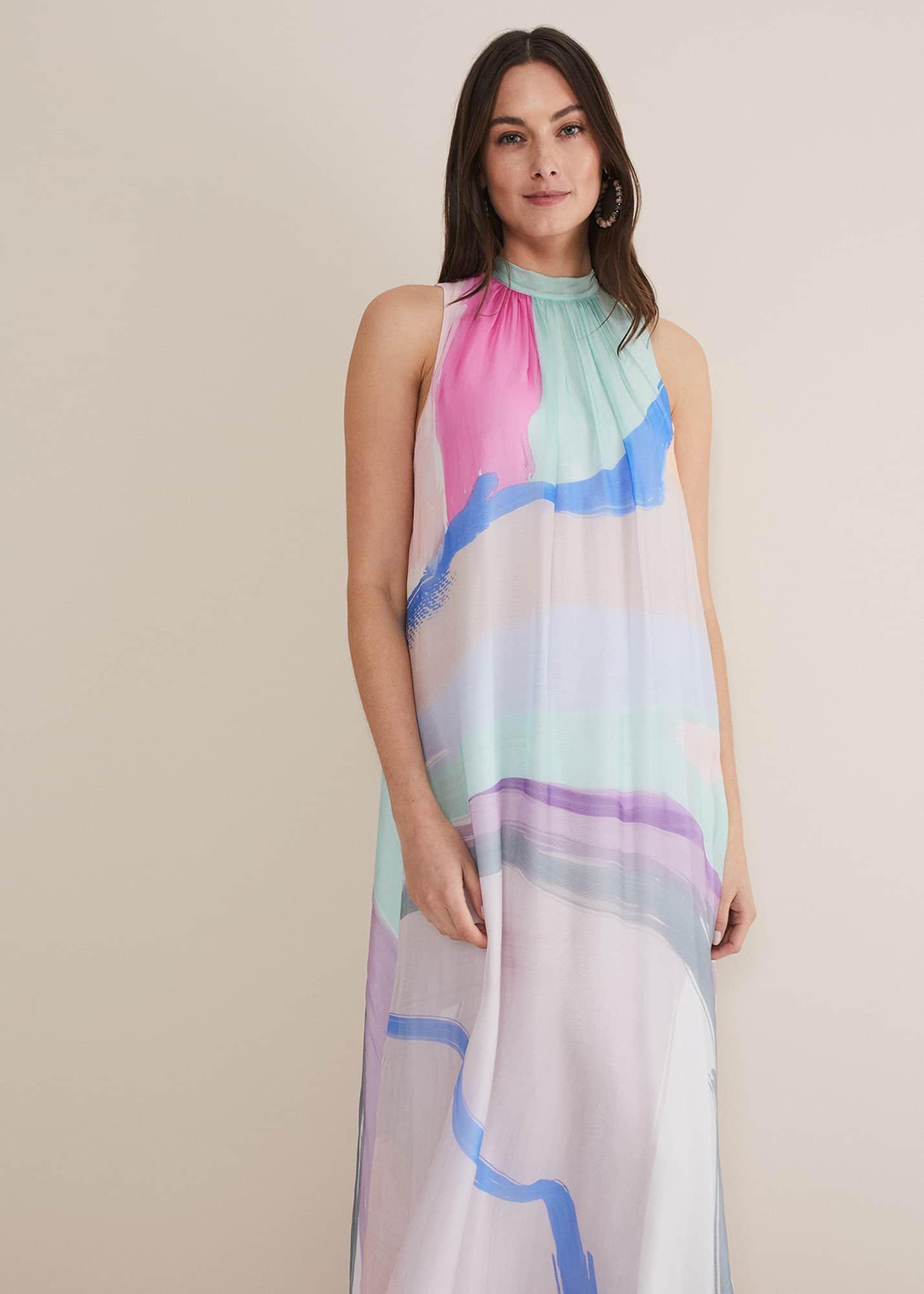 Ronnie Abstract Maxi Dress