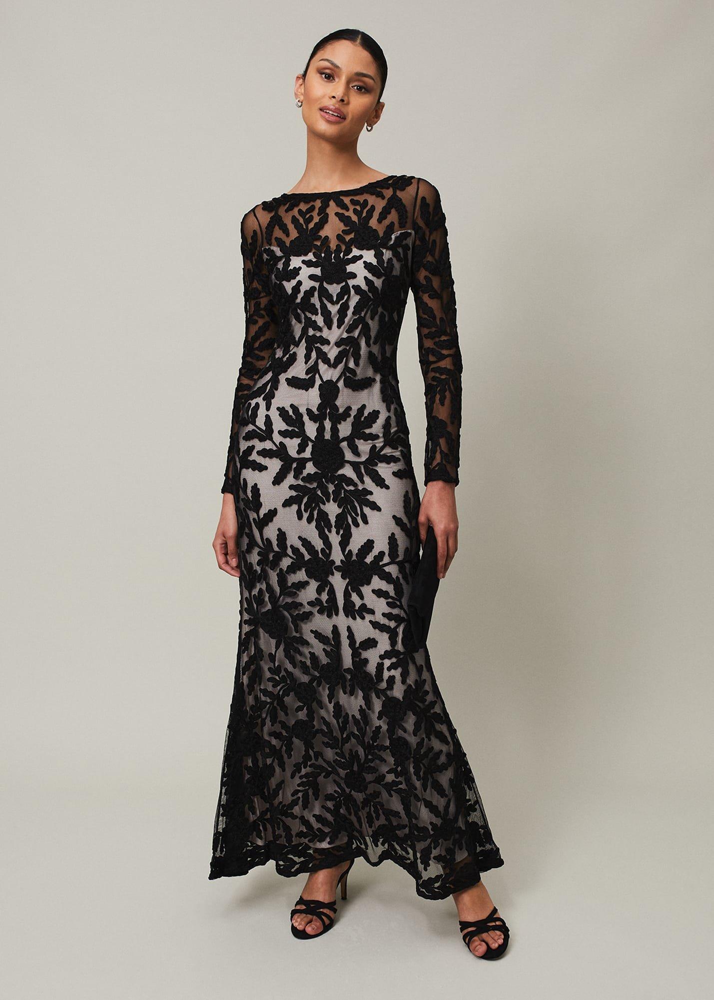 Hermione Tapework Maxi Dress
