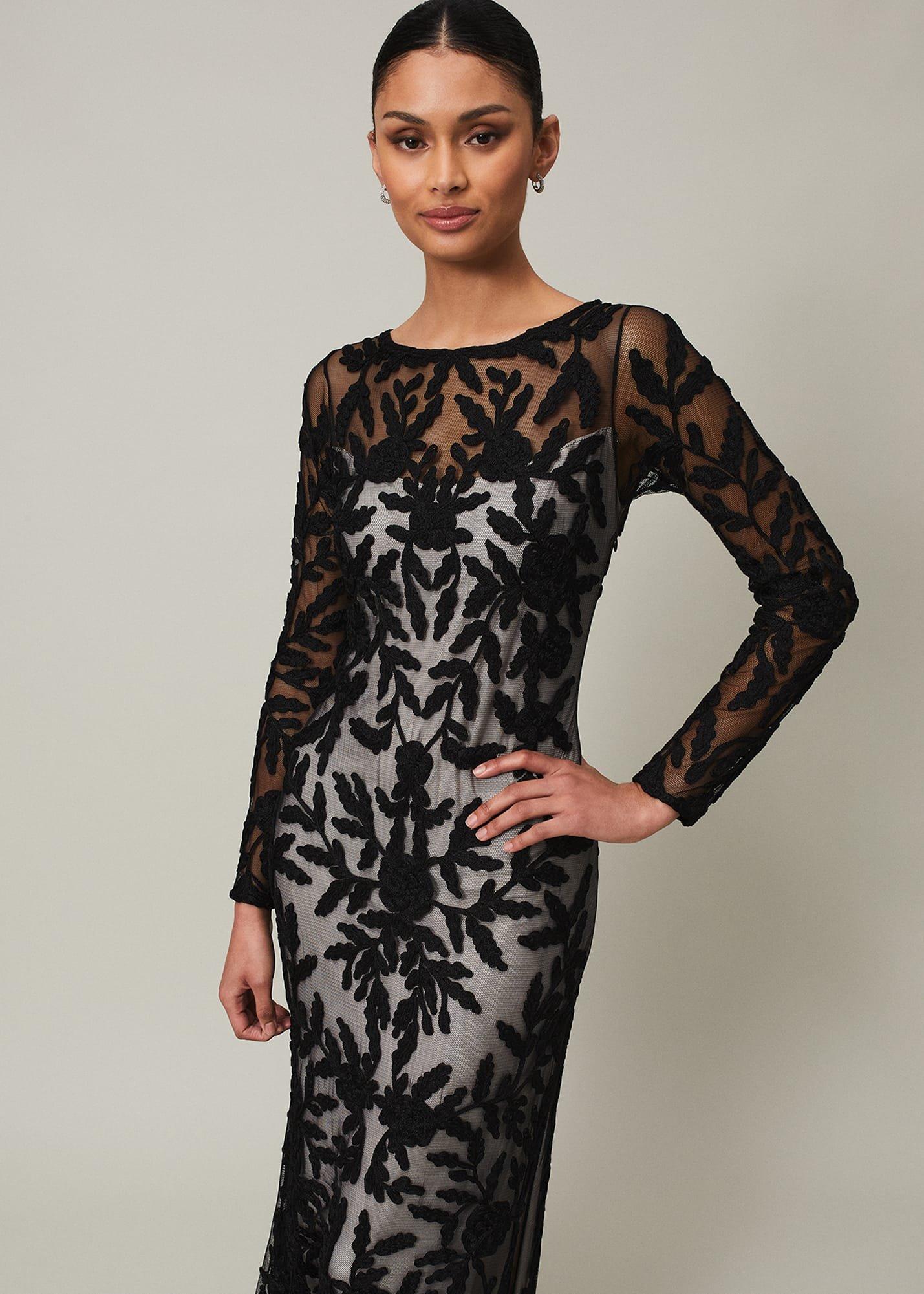 Hermione Tapework Maxi Dress
