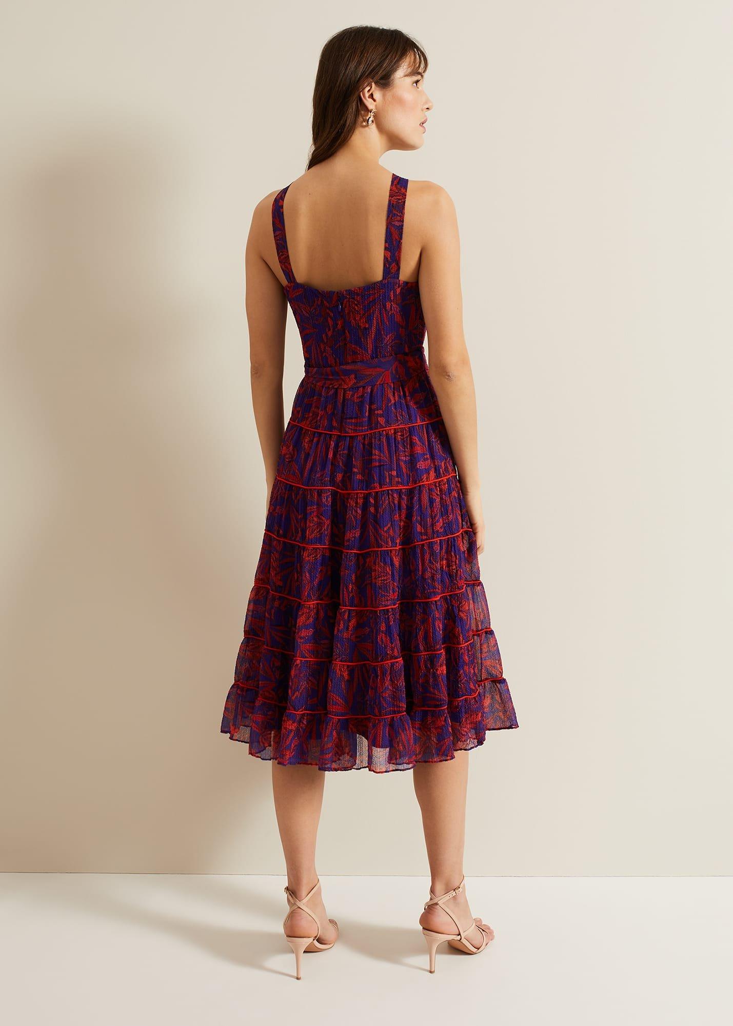 Gillian Halterneck Midi Dress