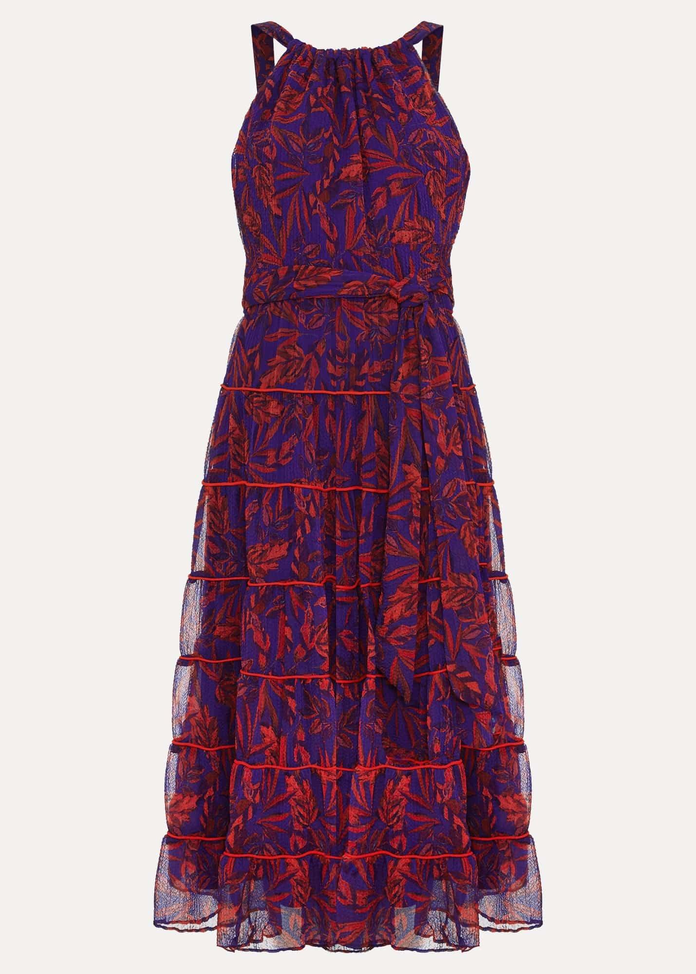 Gillian Halterneck Midi Dress