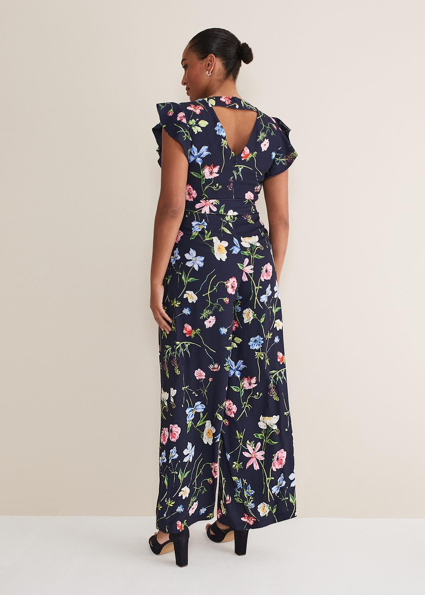 Kallie Floral Wide Leg Jumpsuit