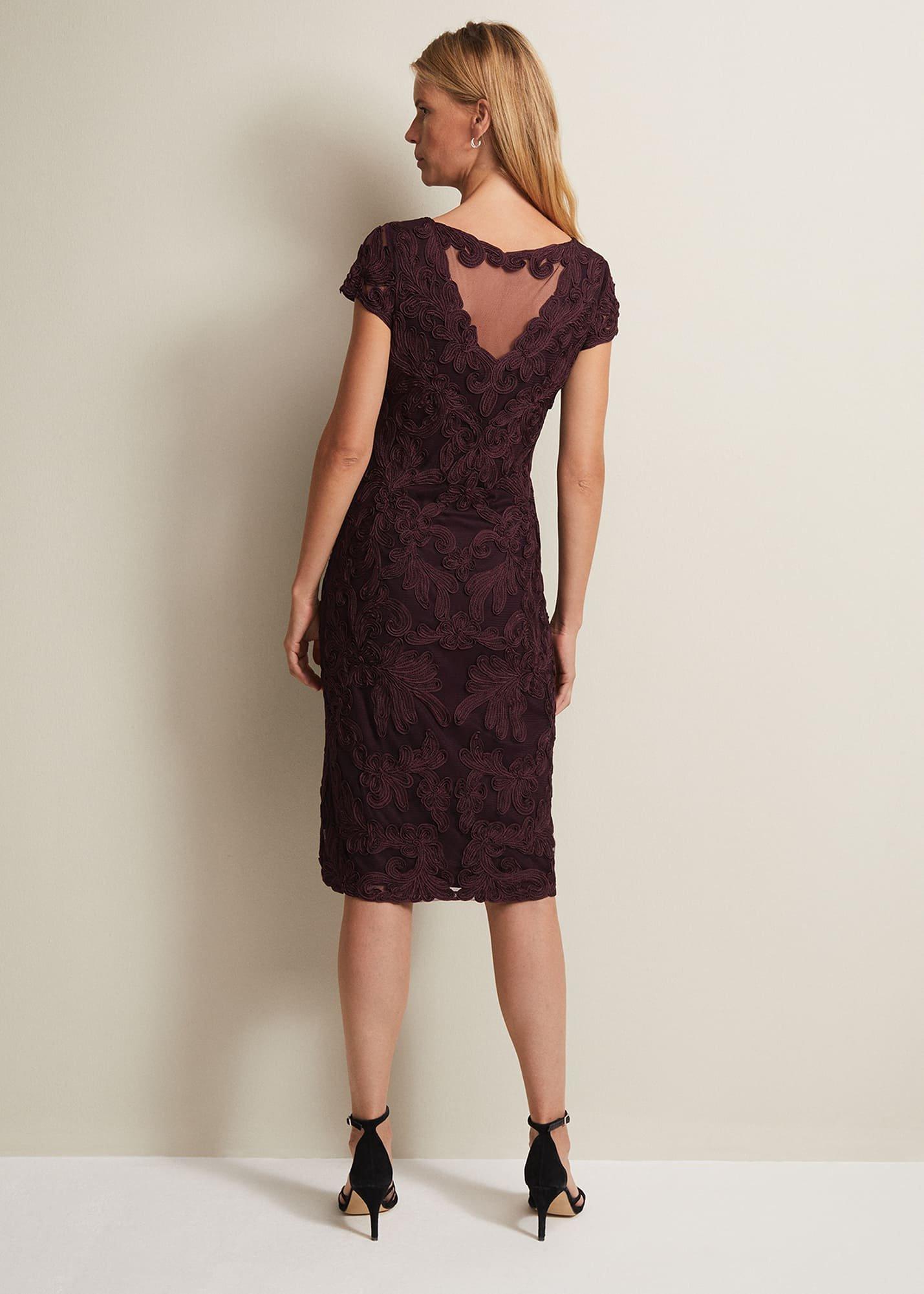 Agatha Berry Tapework Midi Dress