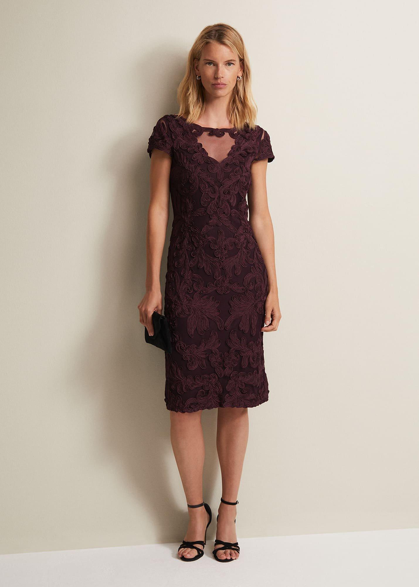 Agatha Berry Tapework Midi Dress