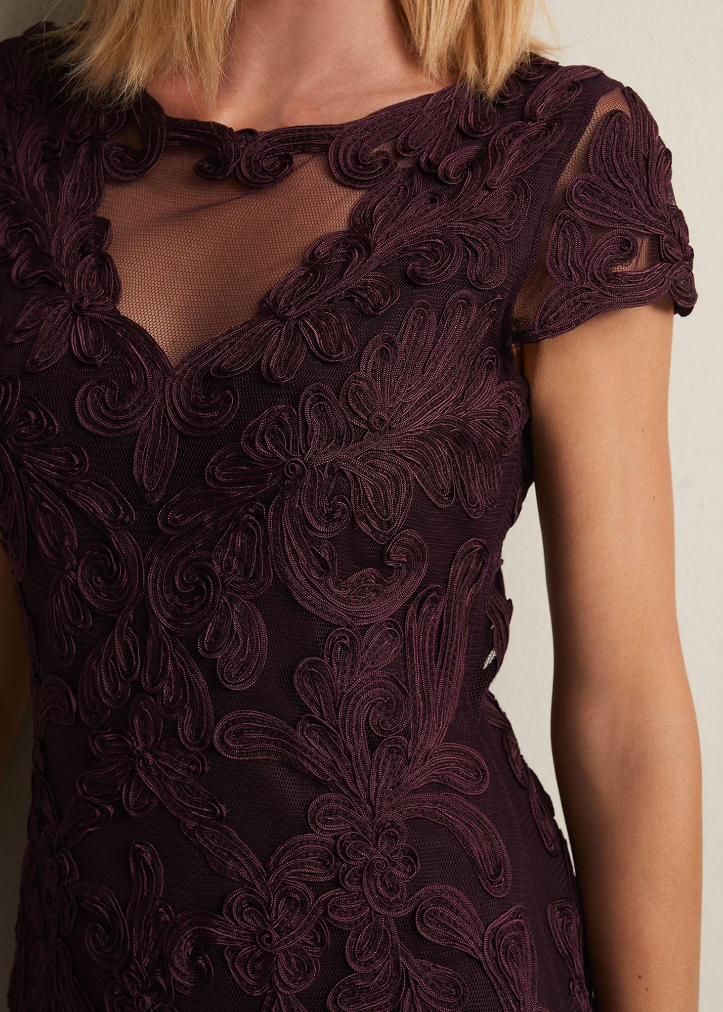 Agatha Berry Tapework Midi Dress