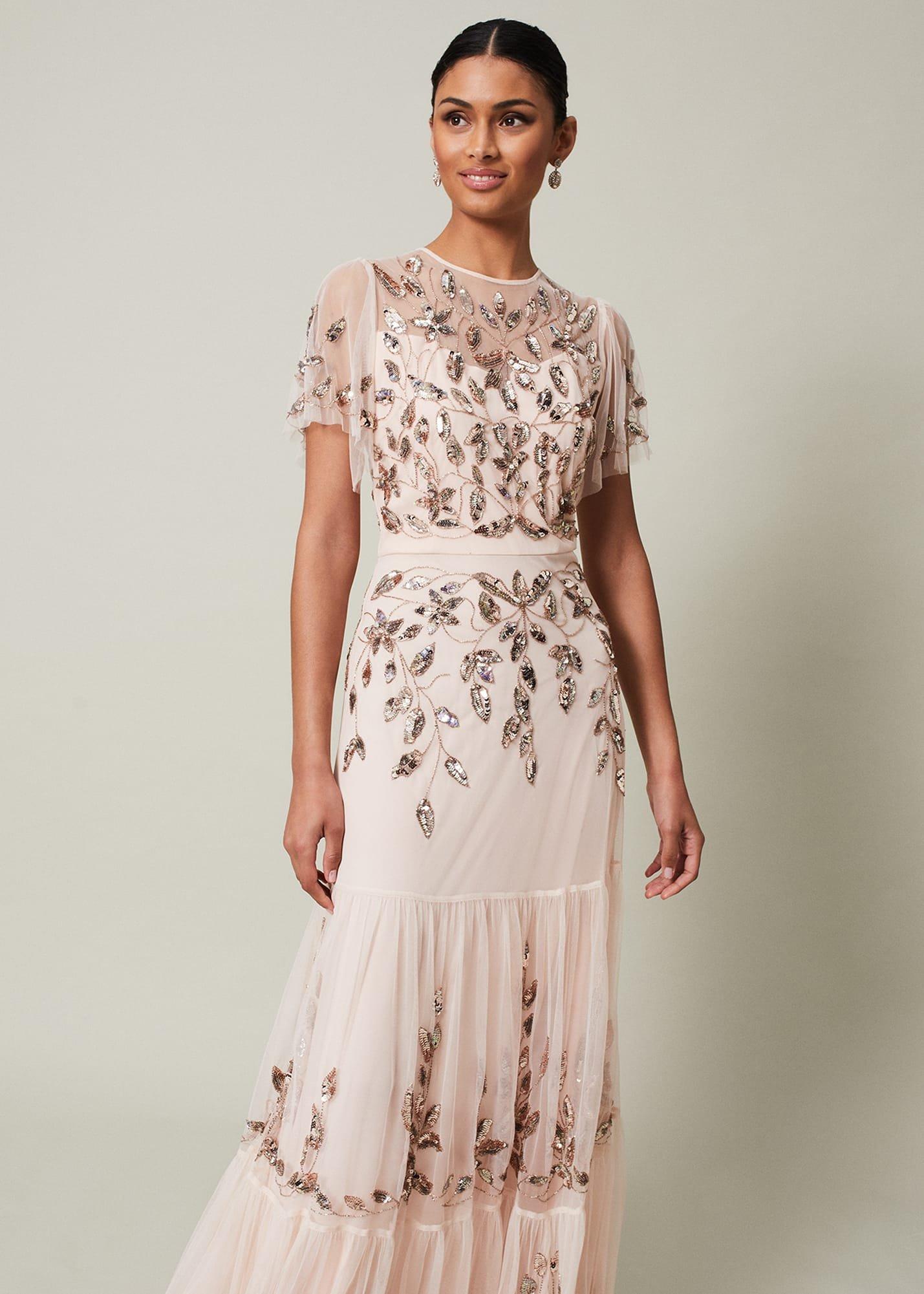 Hilary Embellished Maxi Dress