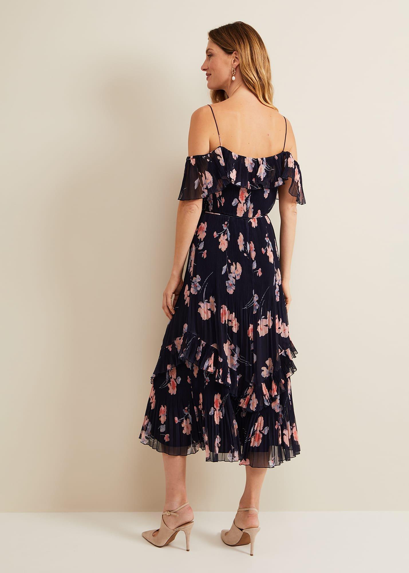 Bridie Printed Midi Dress