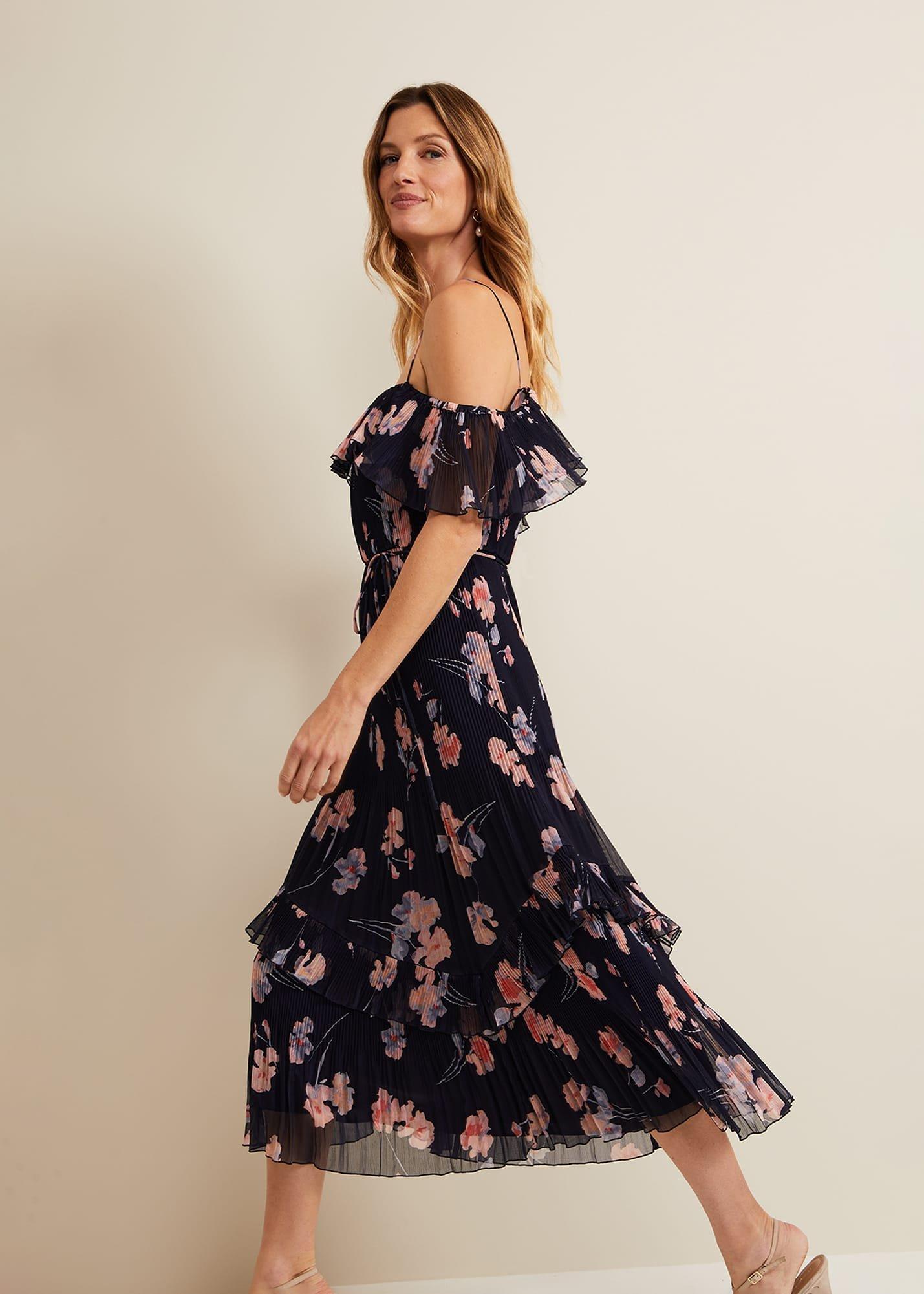 Bridie Printed Midi Dress