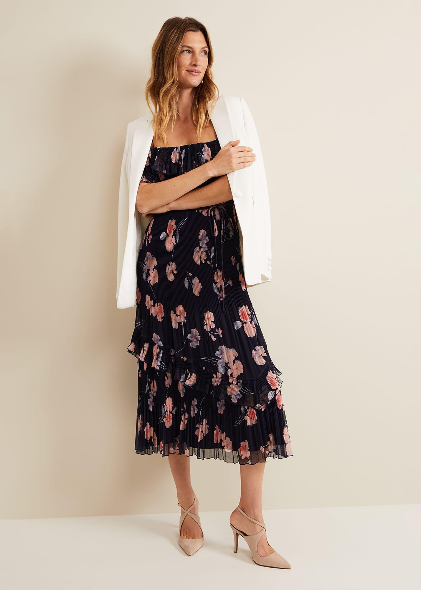 Bridie Printed Midi Dress